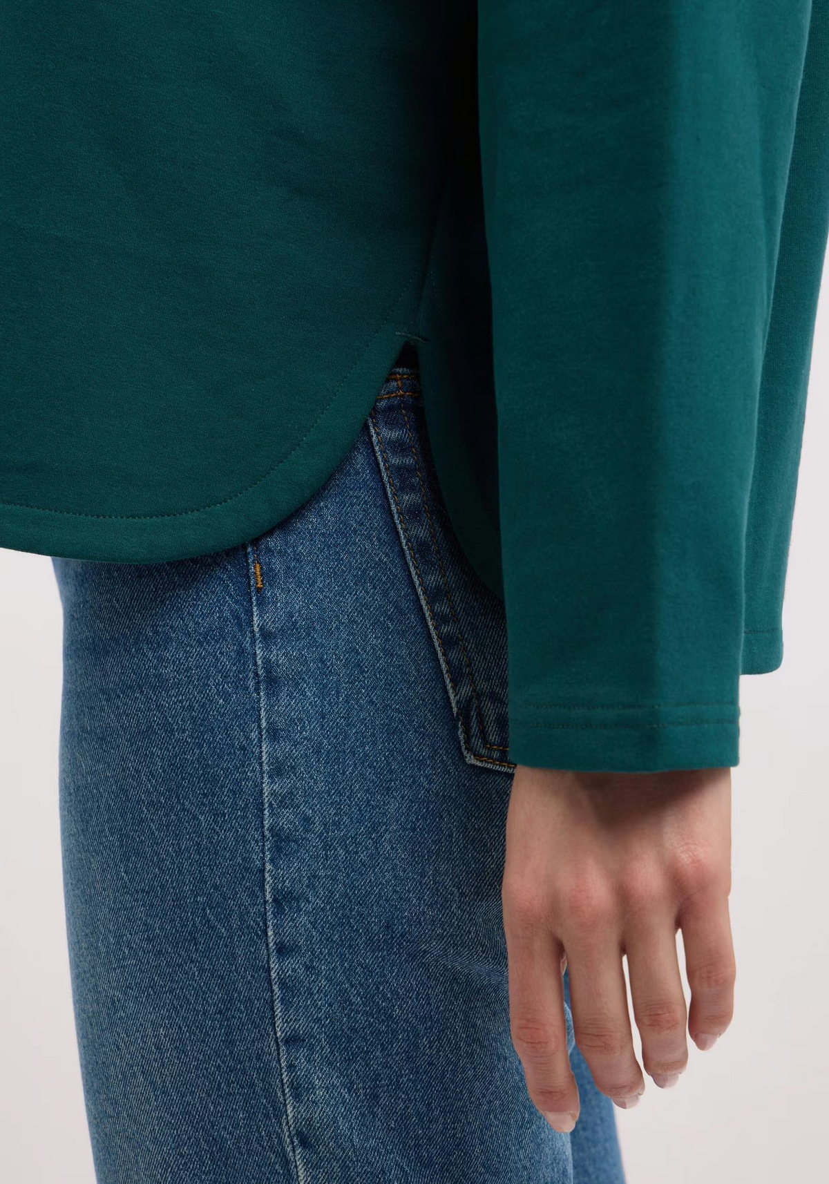 Elbsand Damen Sweatshirts Dark Ivy
