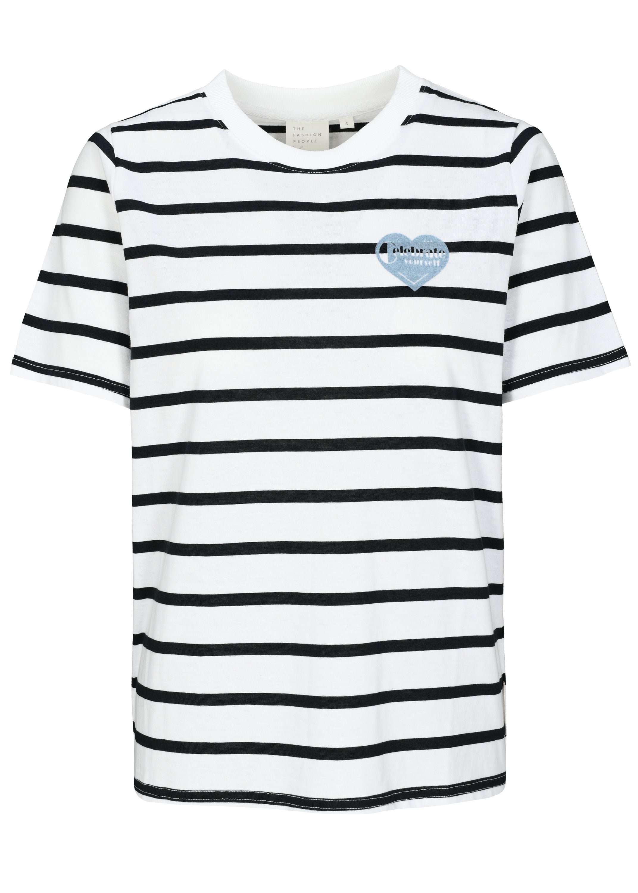 Fashion People Damen T-Shirts Night Blue Stri