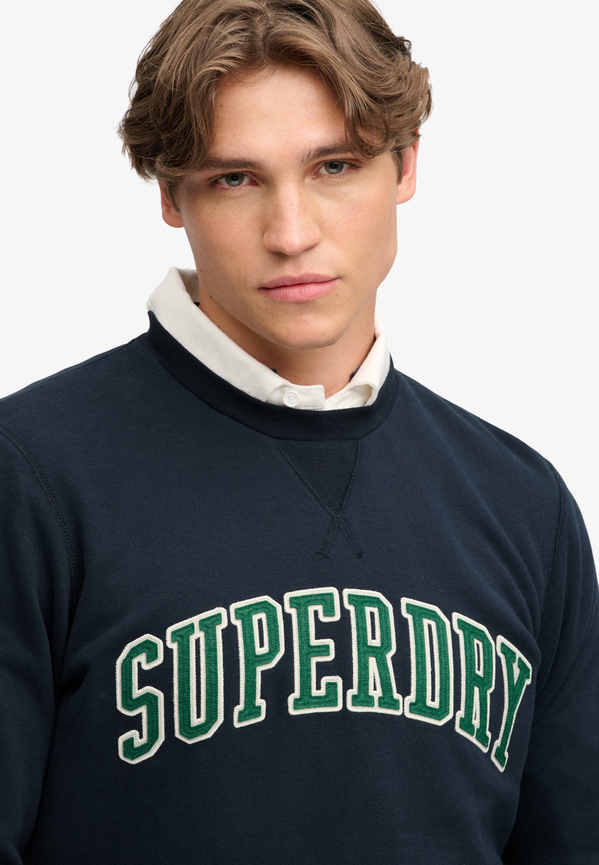 Superdry Men Herren Sweatshirts T Eclipse Nav