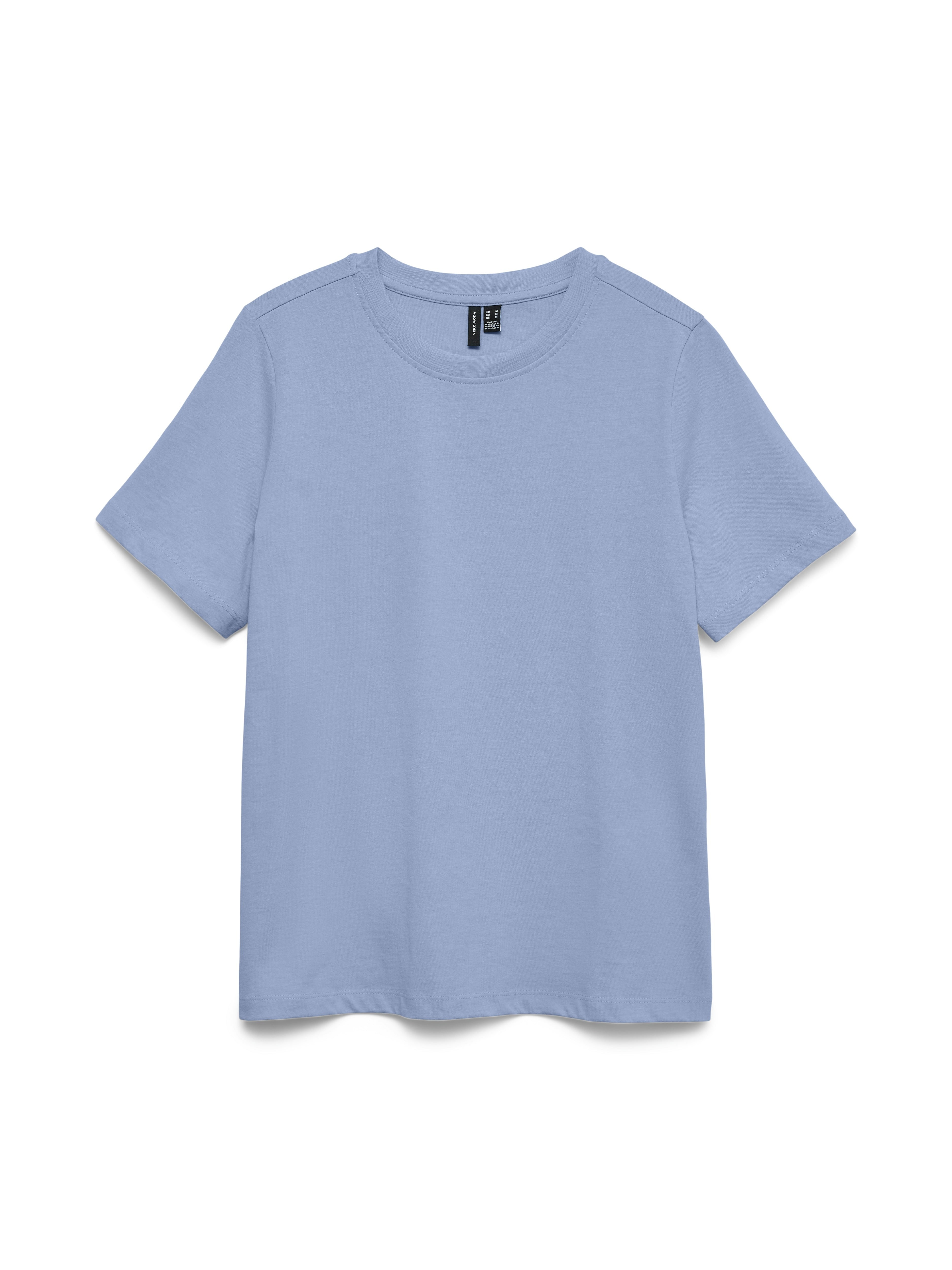 Vero Moda Damen T-Shirts Brunnera Blue