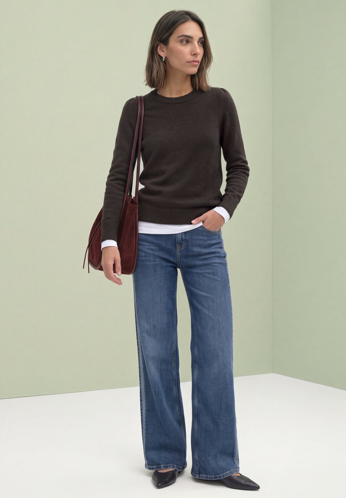 Street One Damen Pullover Black Cof
