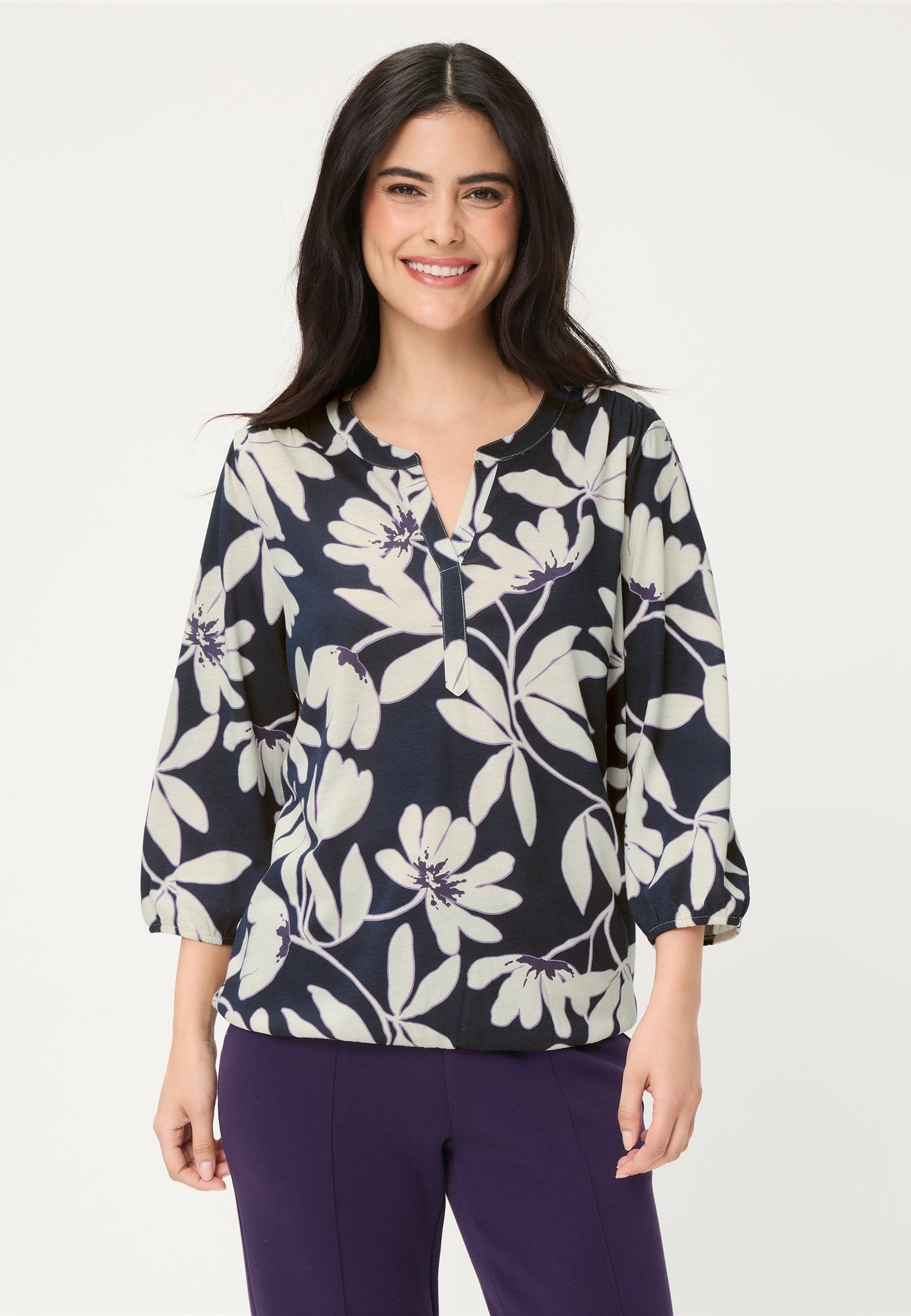 Olsen Damen T-Shirts Dark Navy