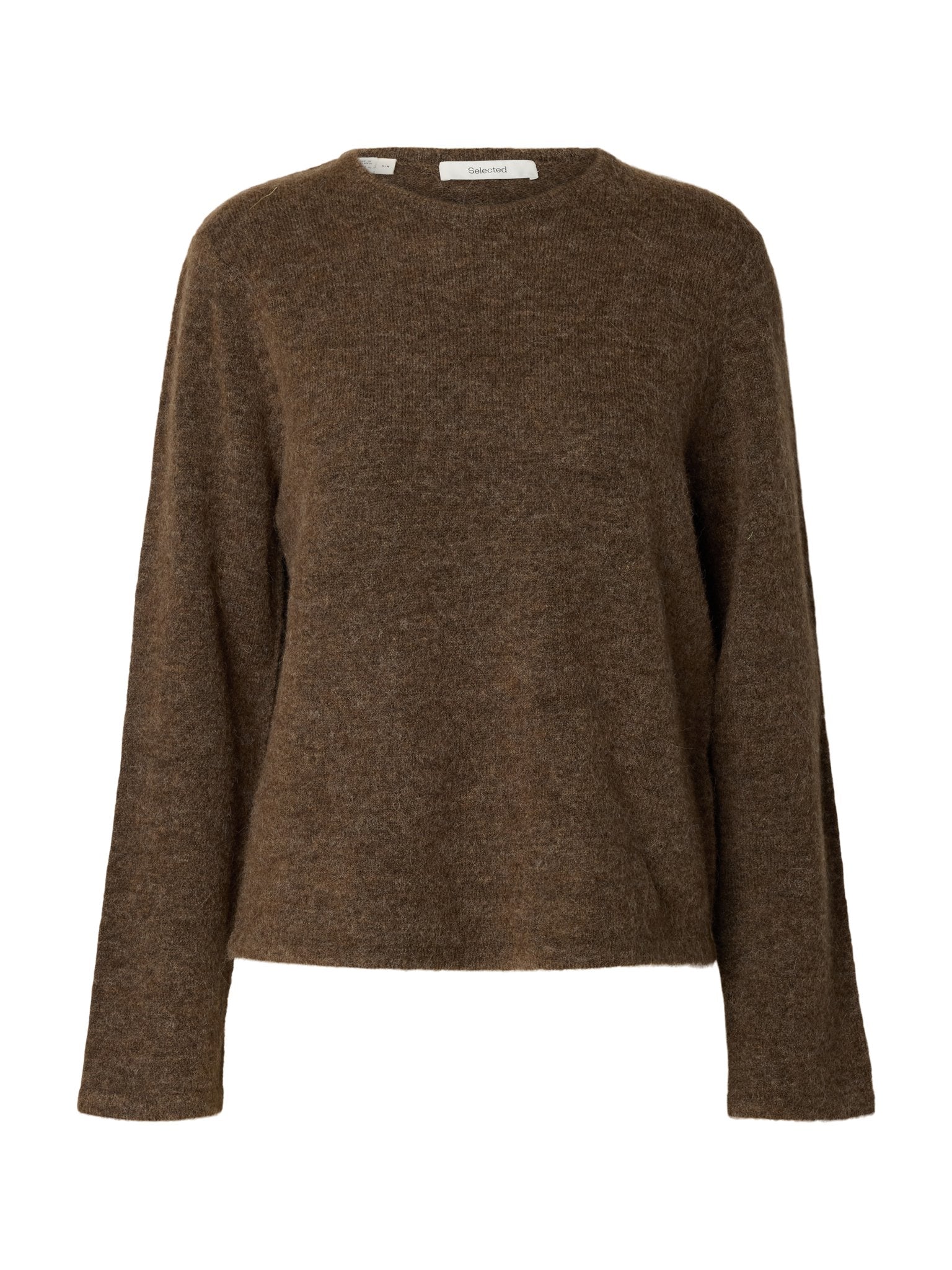 Selected Femme Damen Pullover Dachshund/Melan