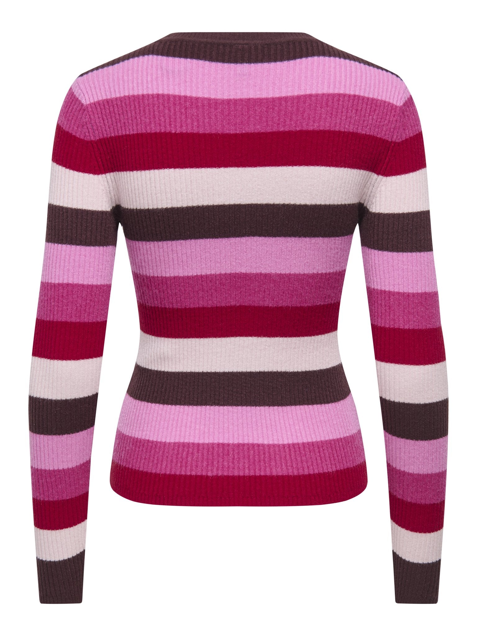 Only Damen Pullover Fudge//Cyclam/