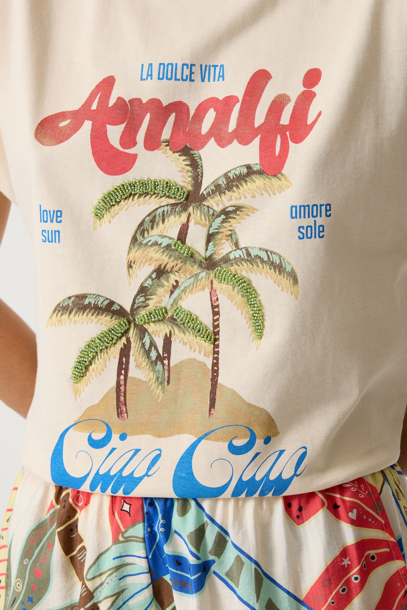 Garcia Damen T-Shirts Whitecap