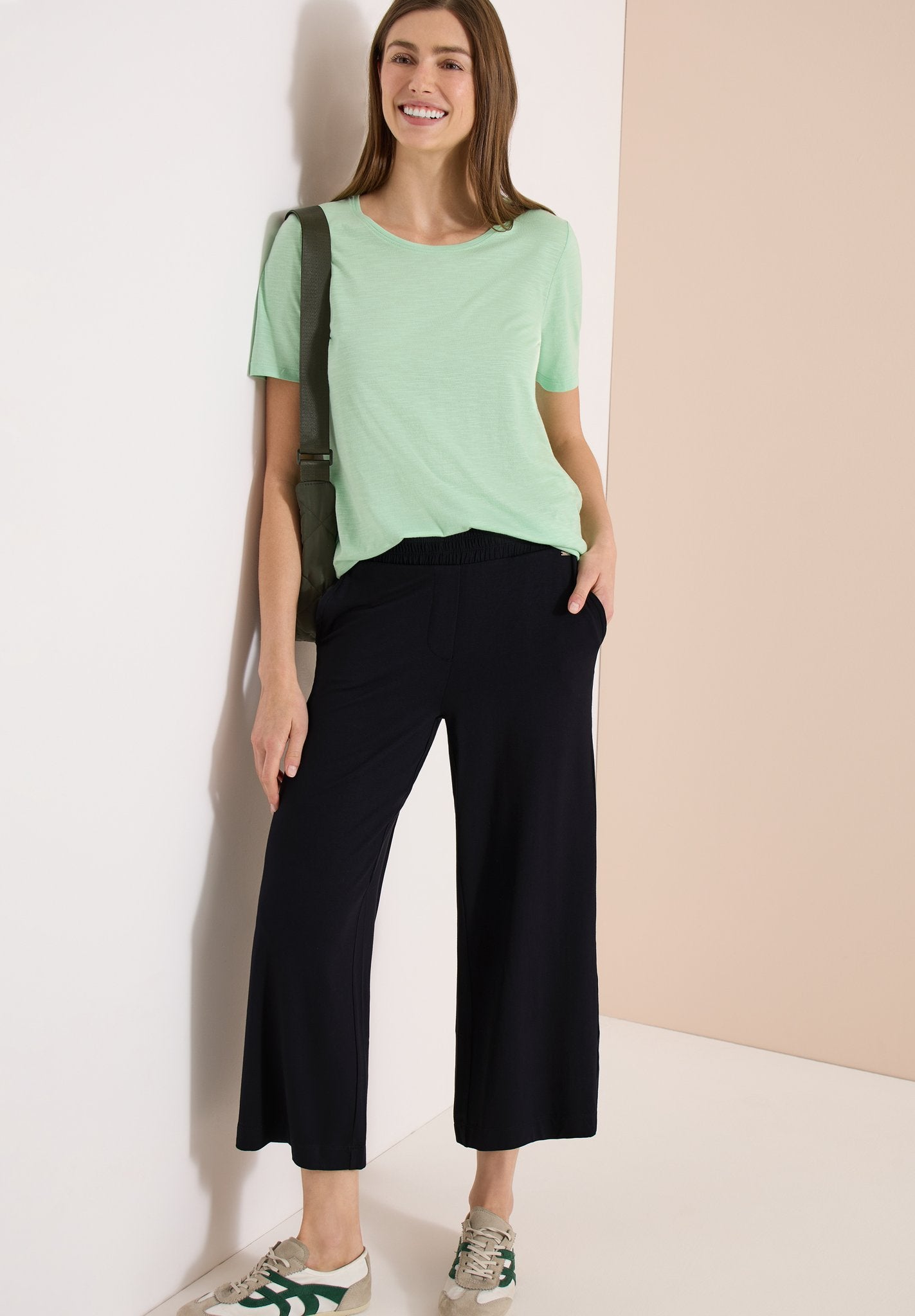 Cecil Damen Hosen Black