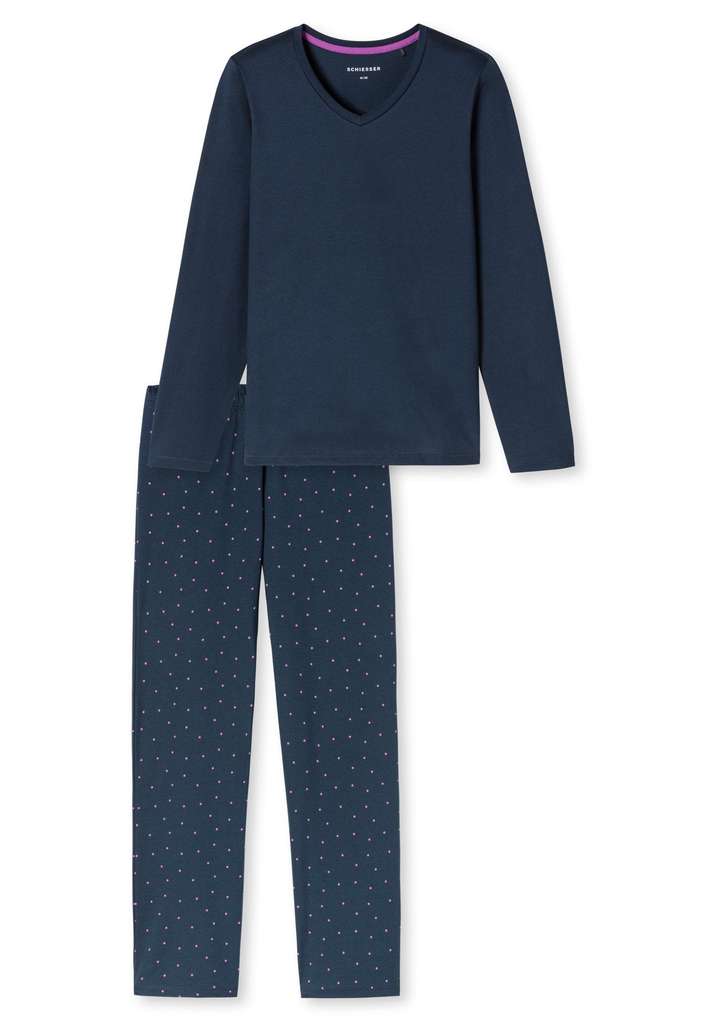 Schiesser Schlafanzug Deep Blue