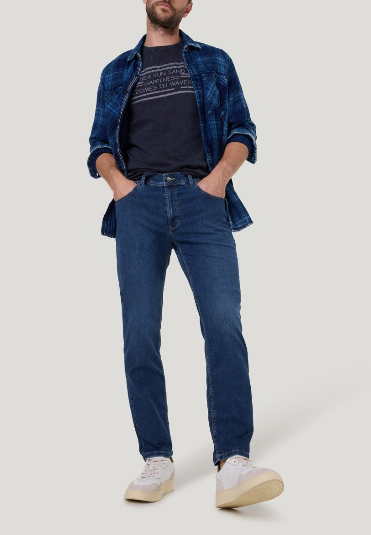 Pioneer Herren Jeans Blue Used