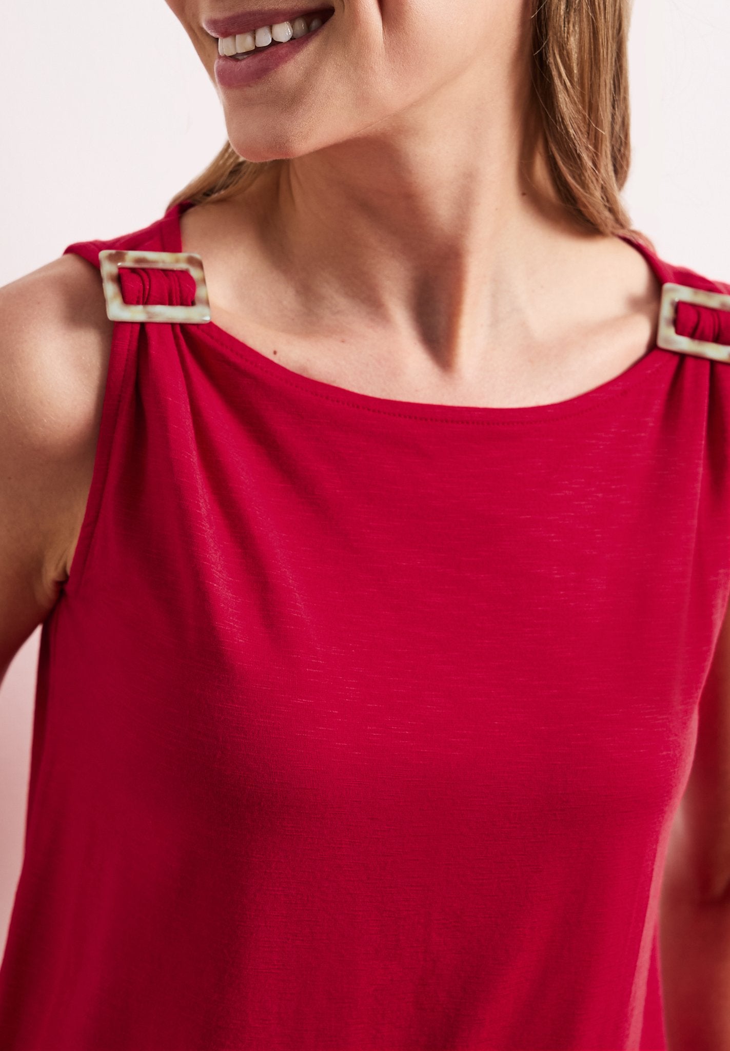 Street One Damen T-Shirts Salsa Red