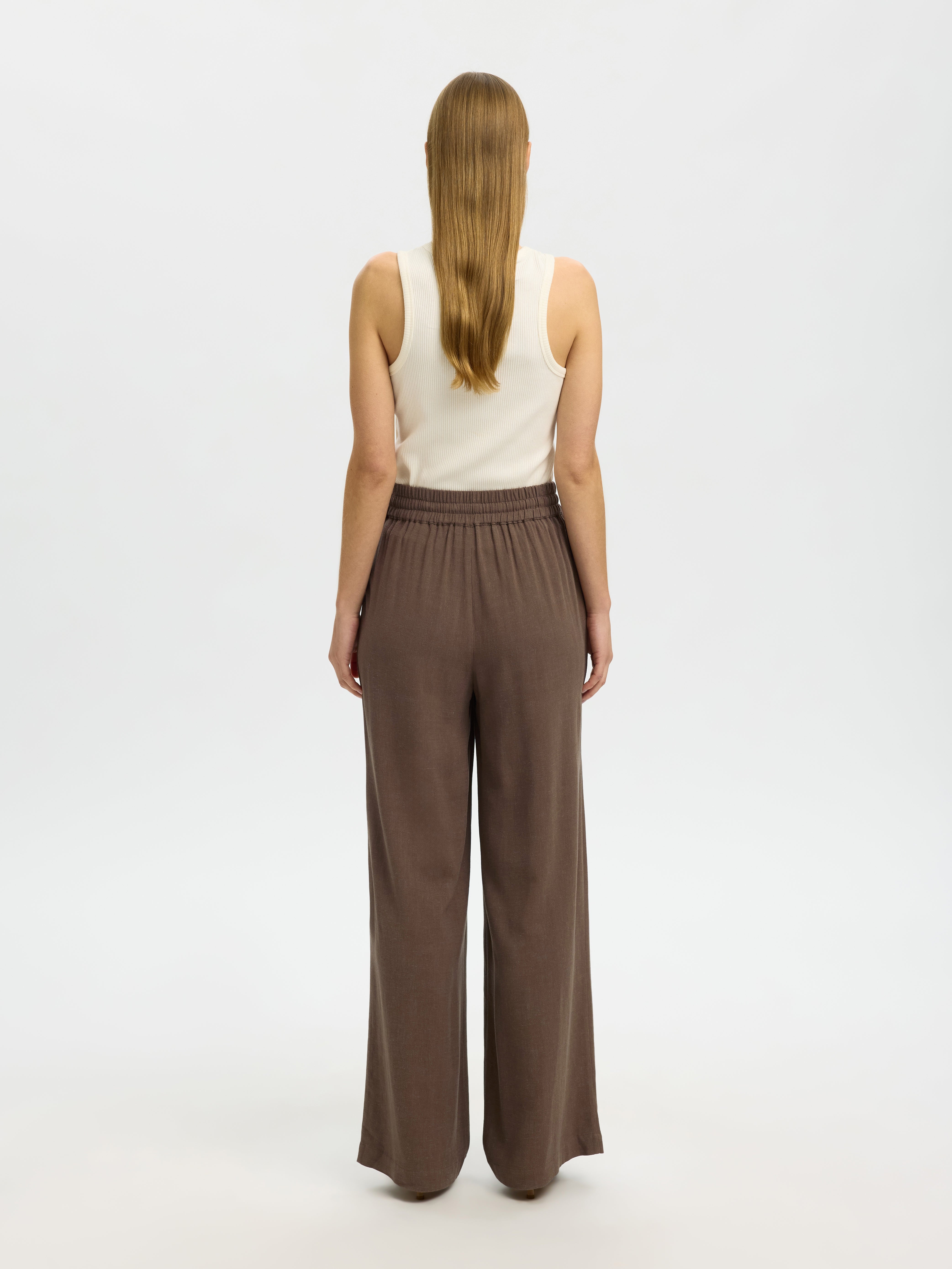 Selected Femme Damen Hosen Chocolate Chip