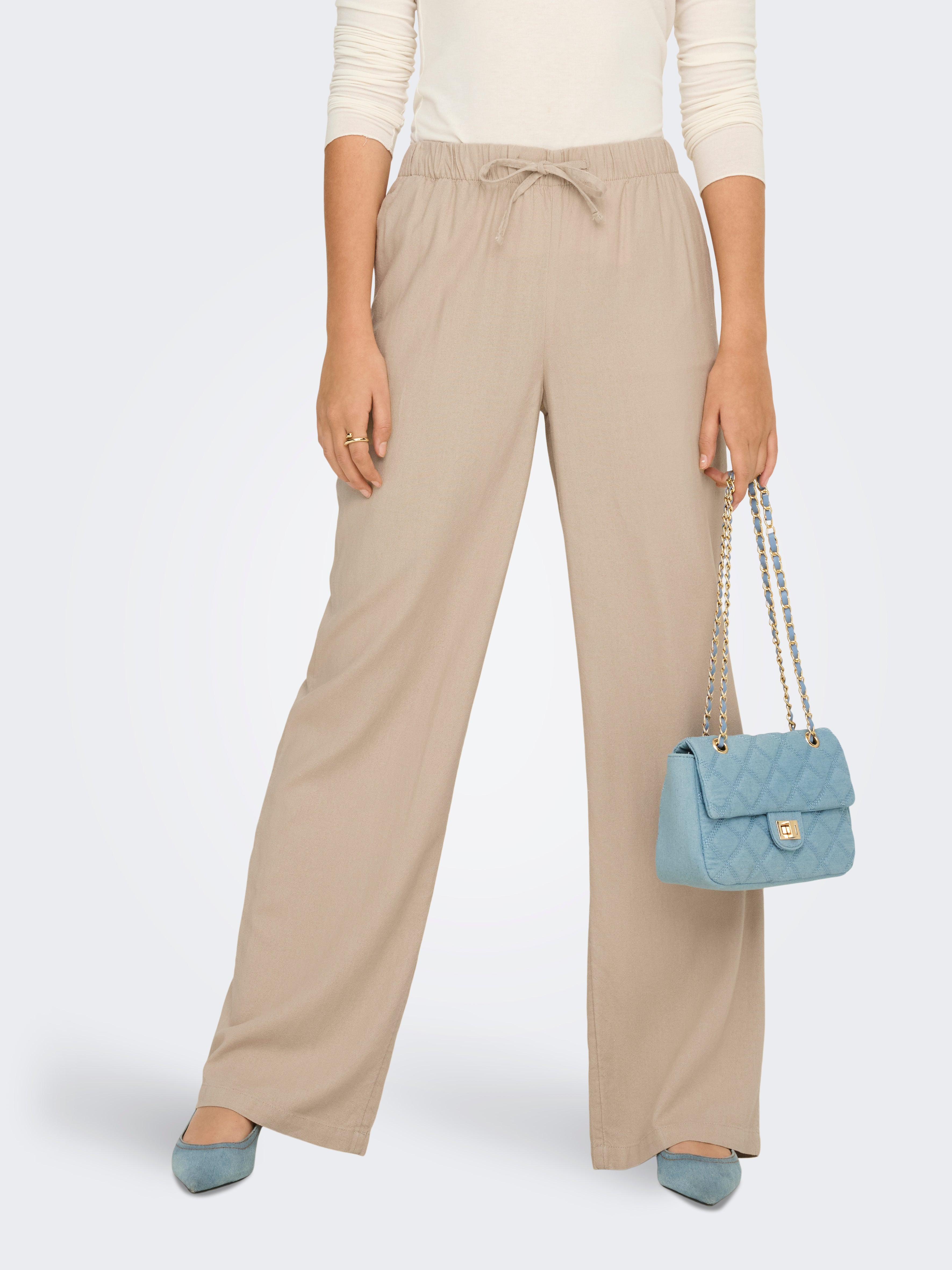 Only Damen Hosen Oxford Tan