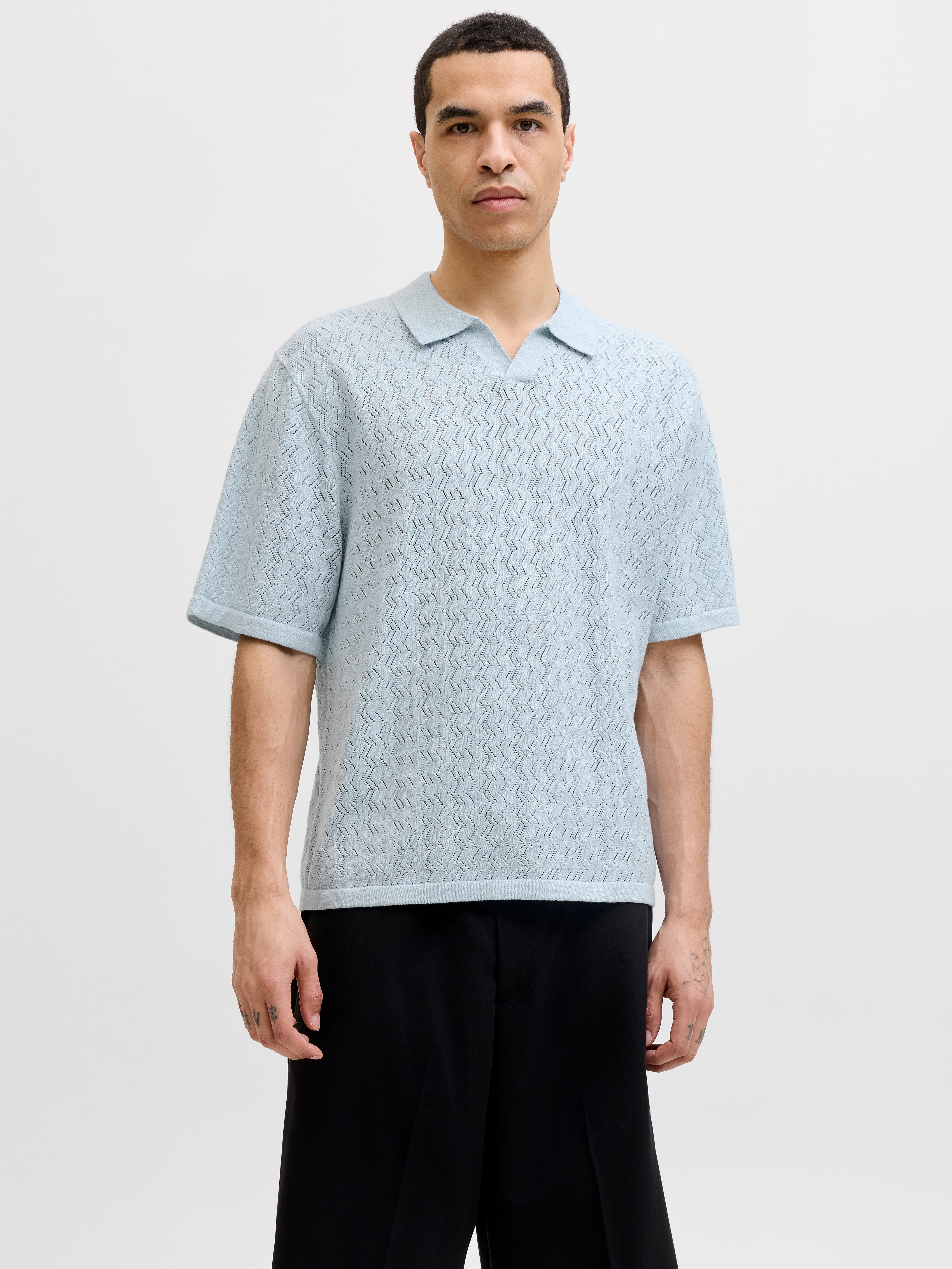 Jack & Jones Herren Polo-Shirts Cashmere Blue