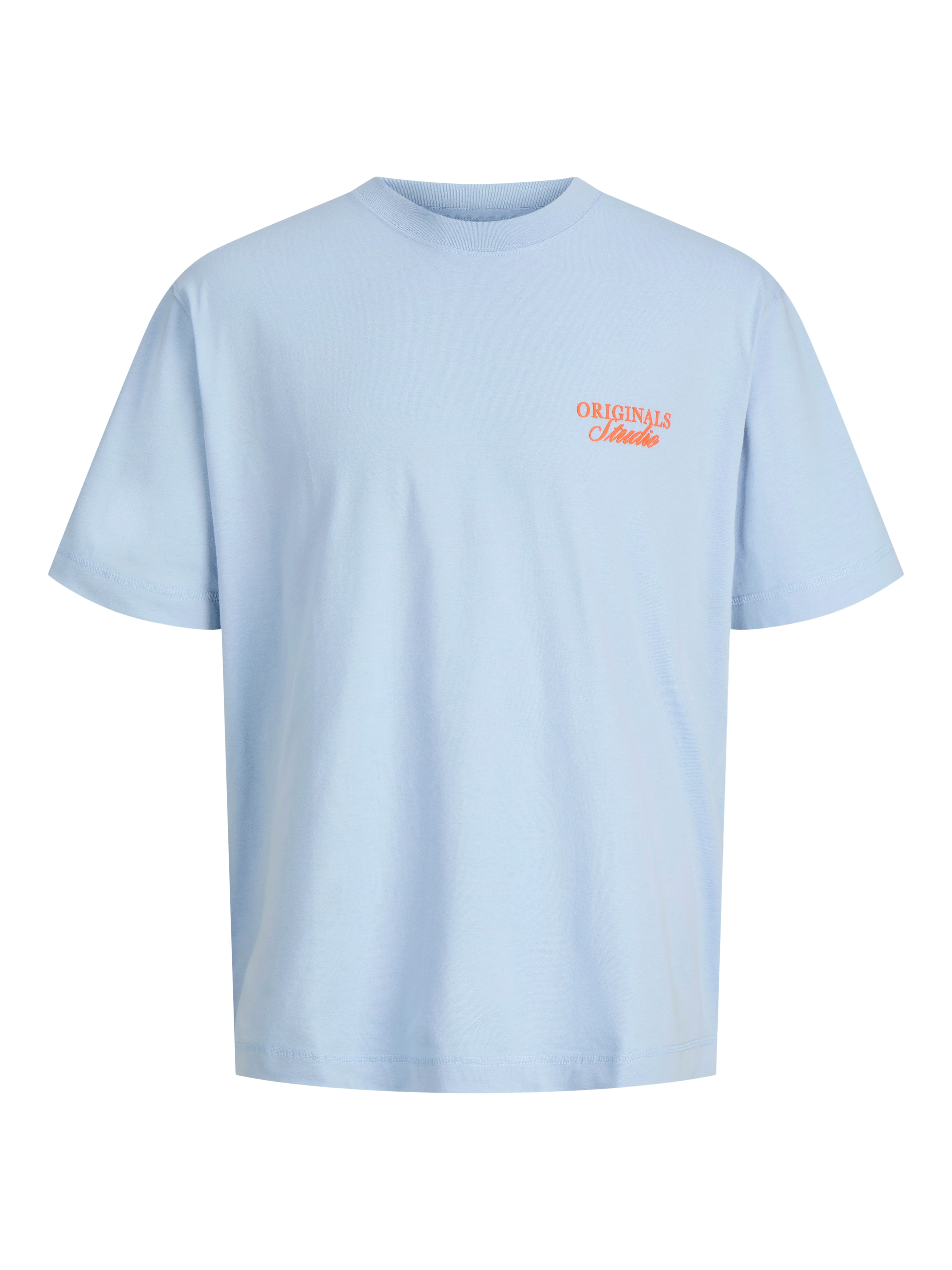 Jack & Jones Herren T-Shirts kurz Cashmere Blue/S