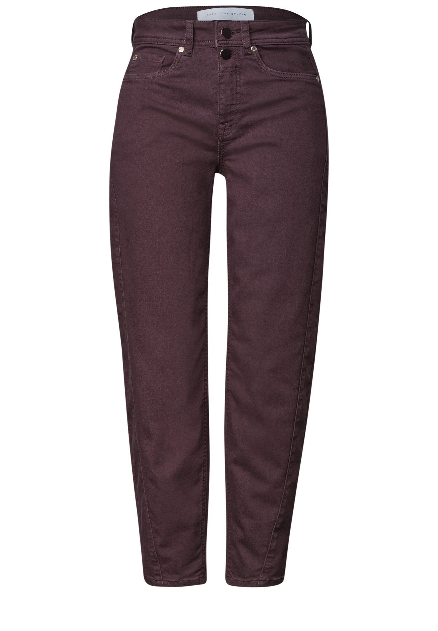 Street One Studio Damen Hosen Burgundi