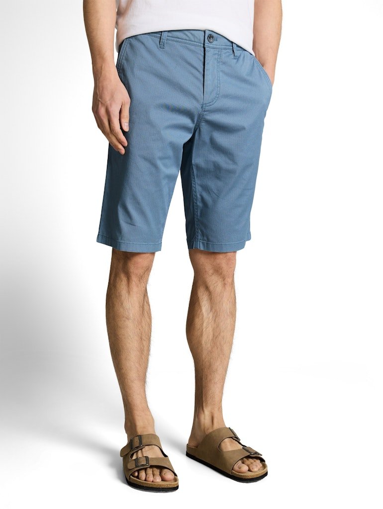 Tom Tailor Herren Hosen Blue Mini Geome