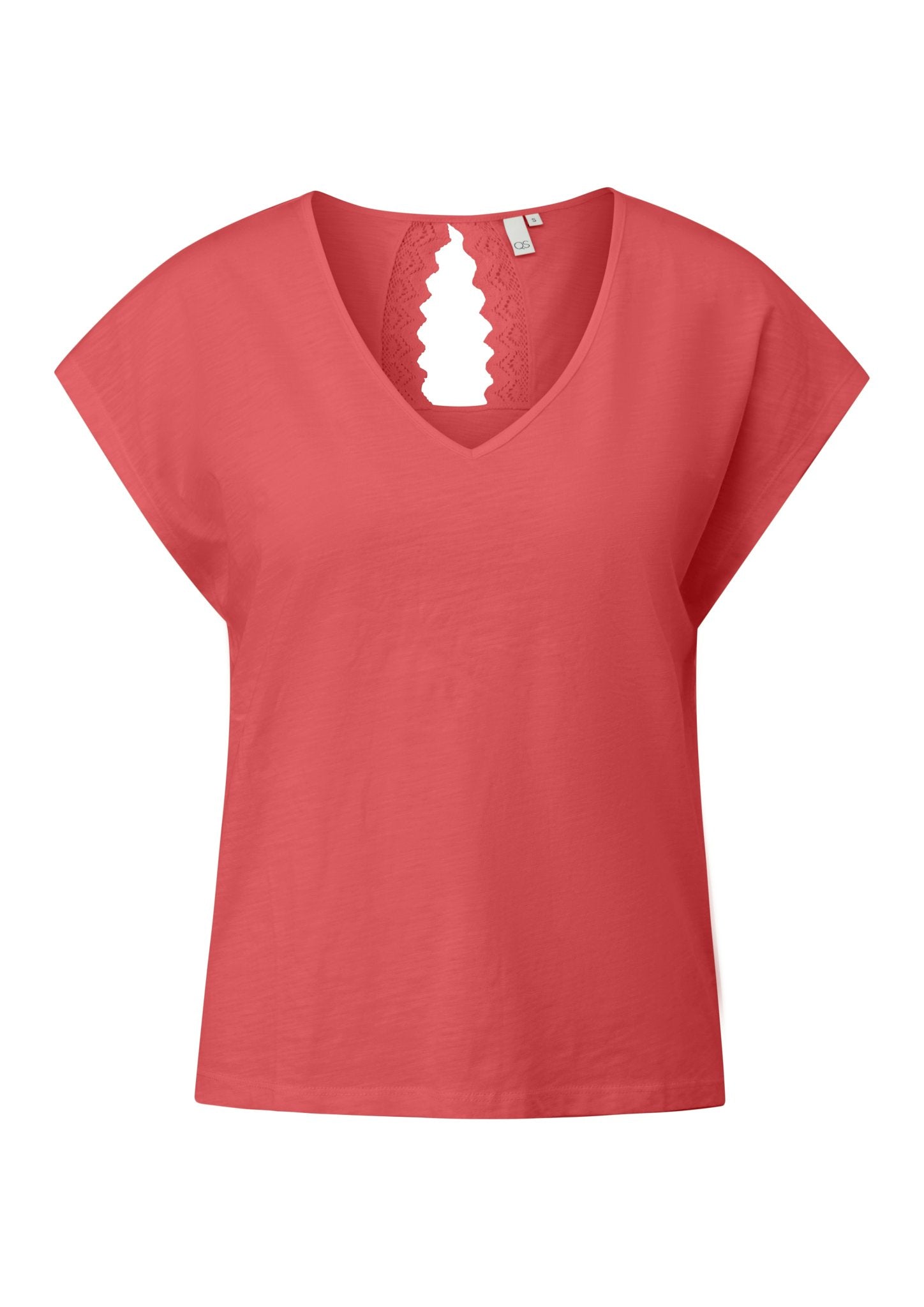 QS by S.Oliver Damen T-Shirts Red