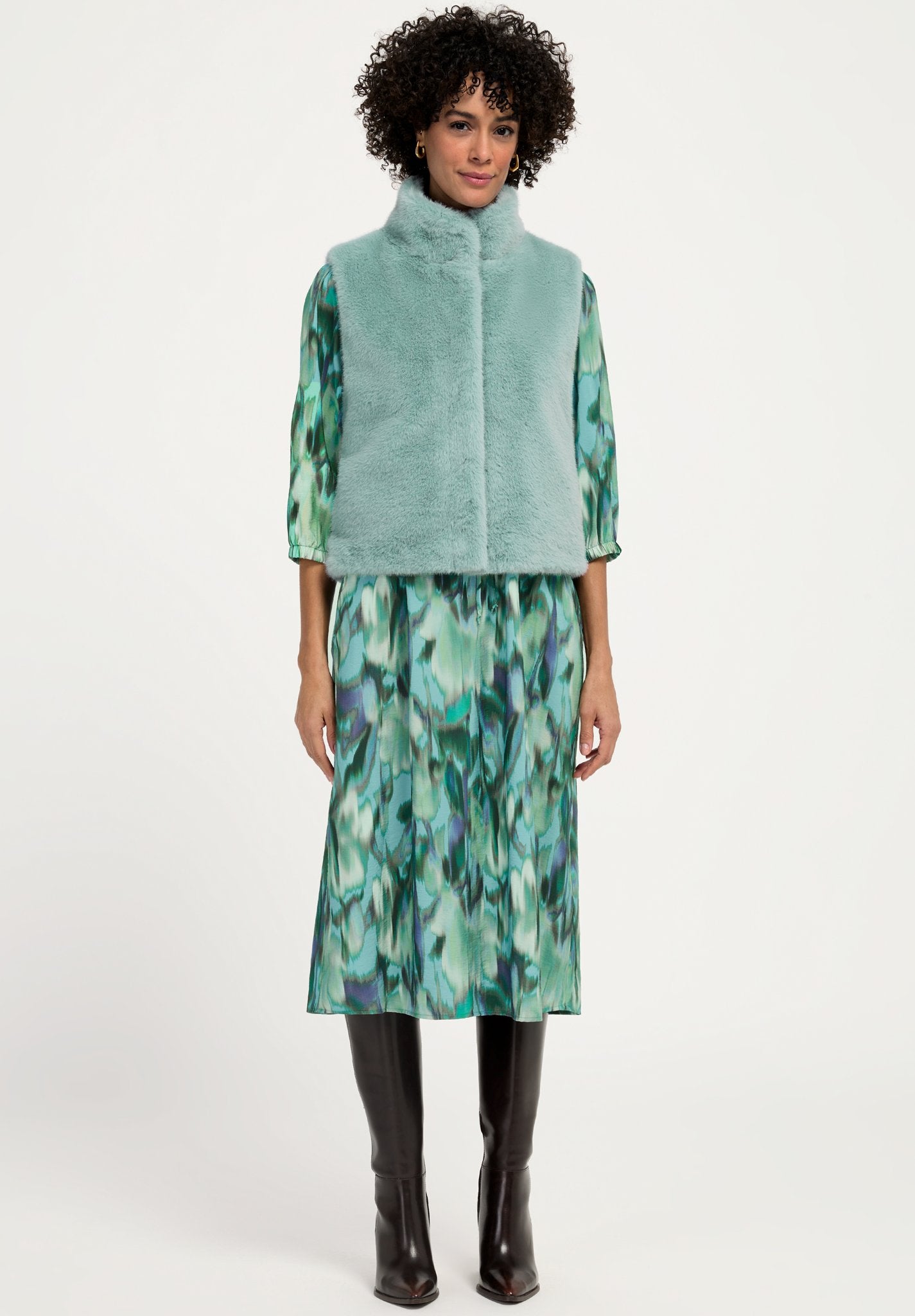 Bianca Damen Indoorwesten Stone Blue Mela