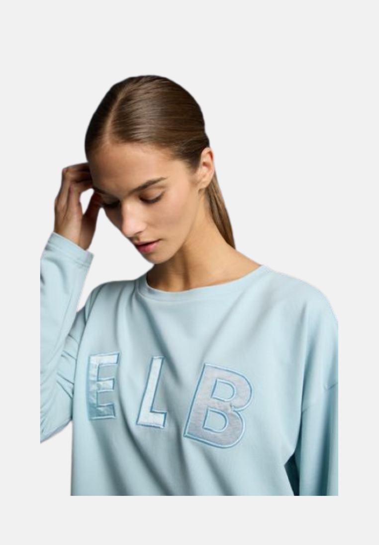 Elbsand Damen Sweatshirts Blue Fog