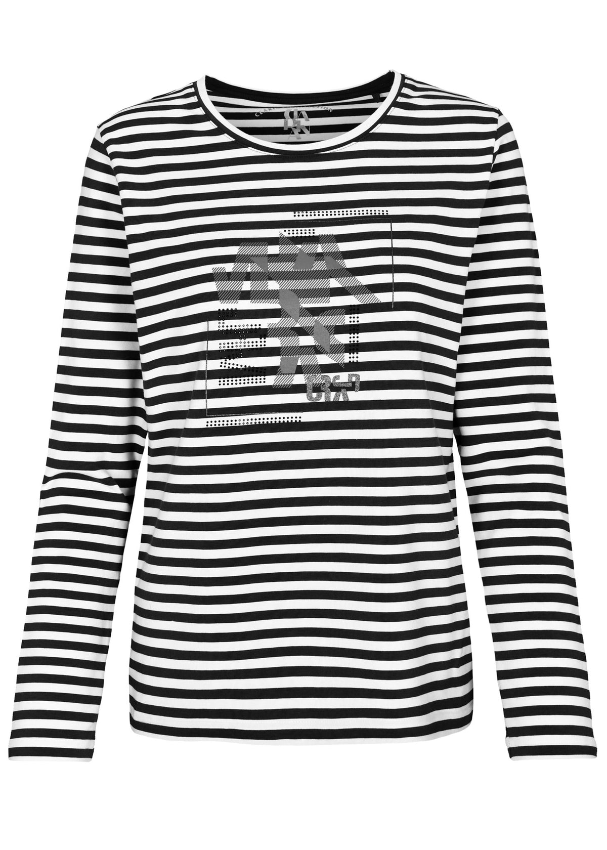 Clarina Damen T-Shirts Schwarz-Off