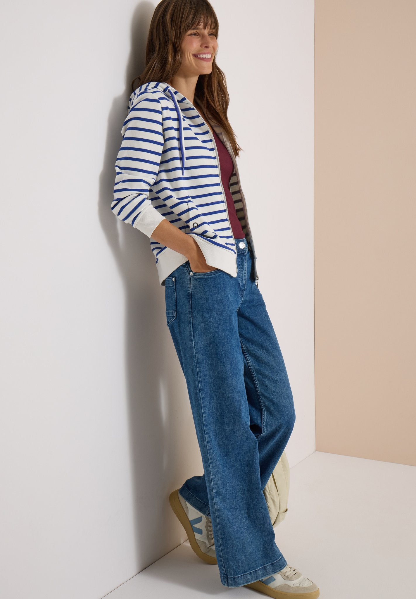 Cecil Damen T-Shirts Deep Rive