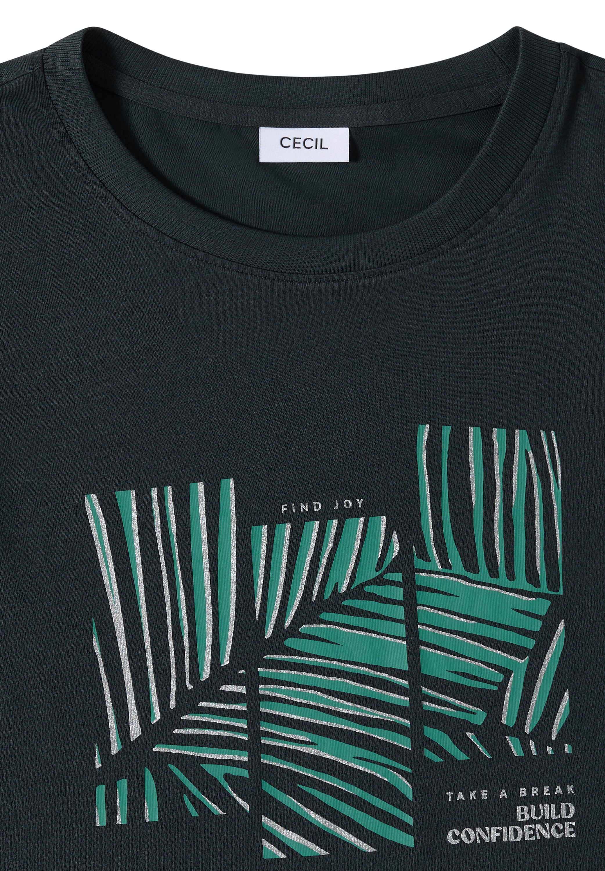 Cecil Damen T-Shirts Palm Bree