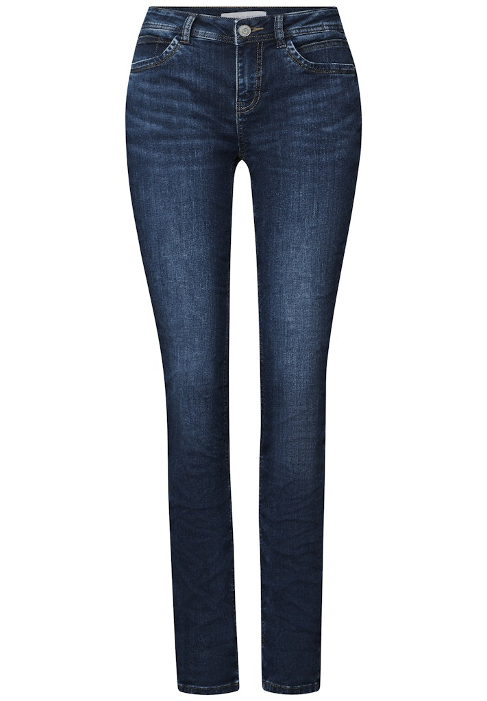 Street One Damen Hosen Dark Blue