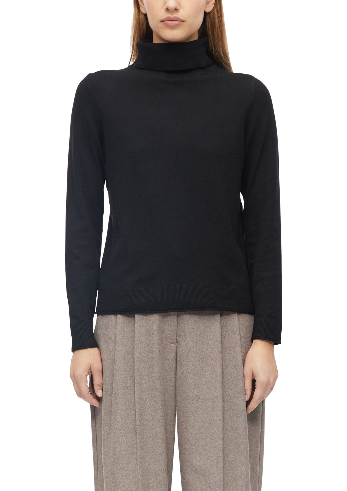 S. Oliver red Damen Pullover Grey/Black