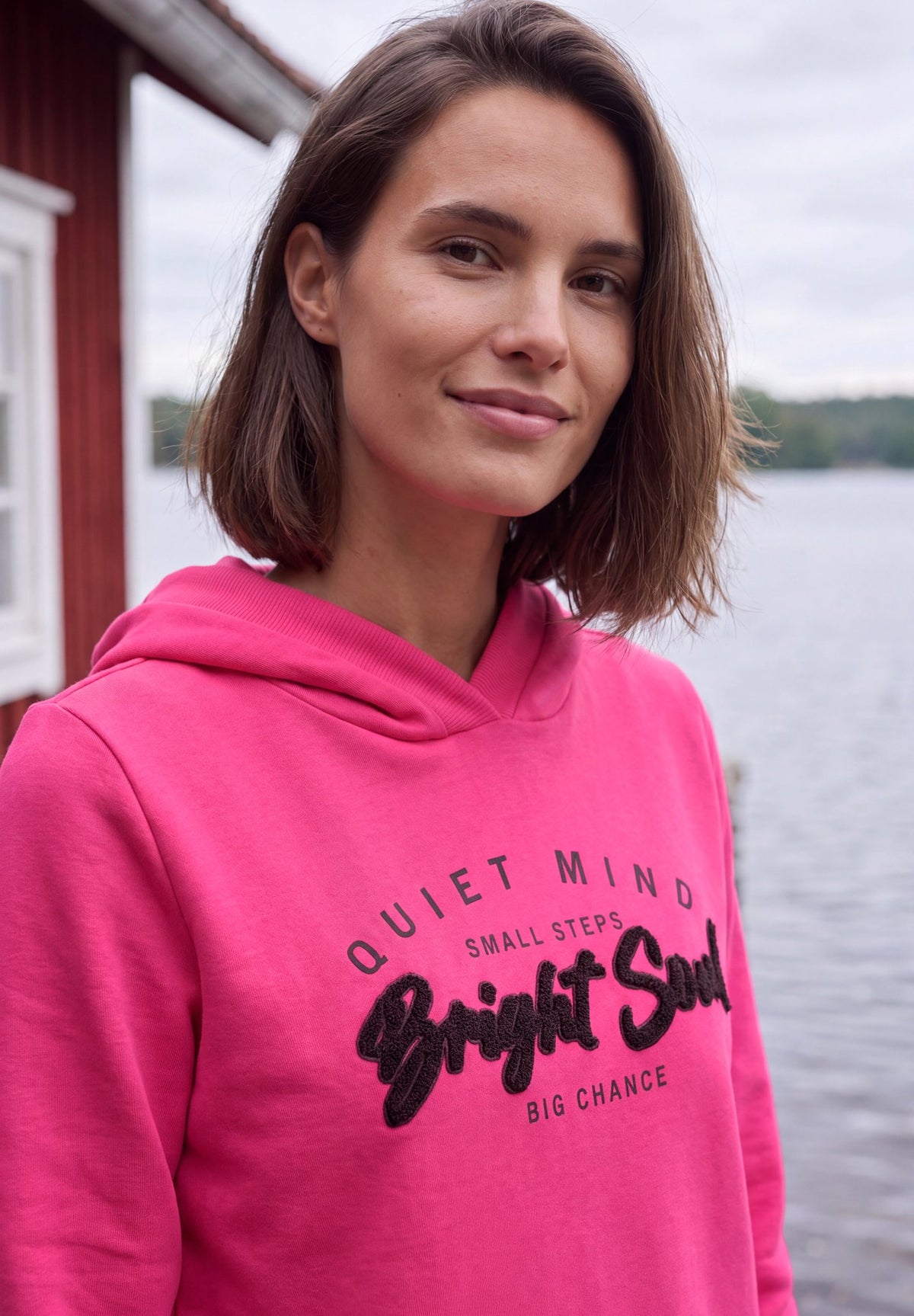 Cecil Damen Pullover Pink Flas