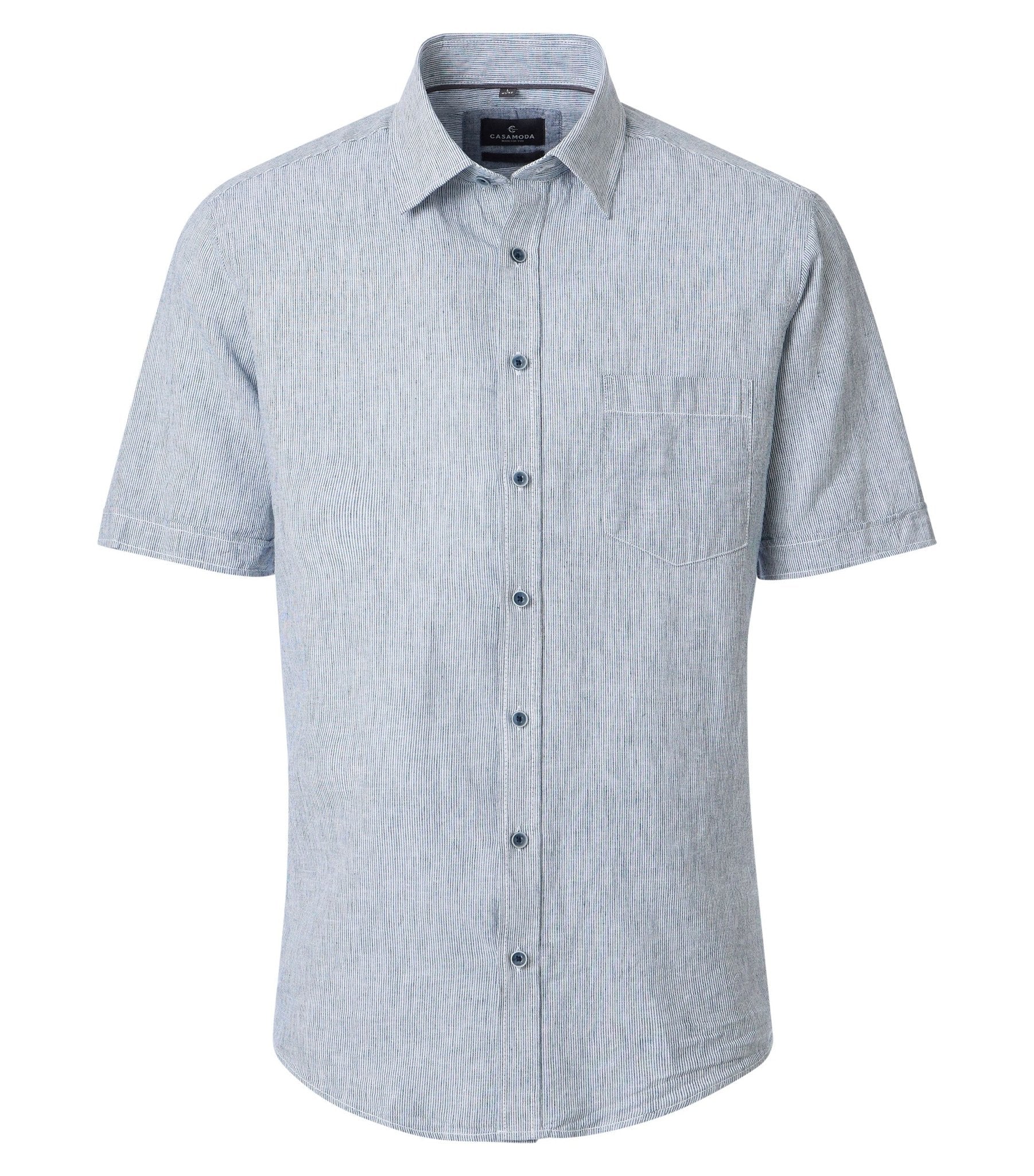 Casa Moda Herren Hemden kurz Blau