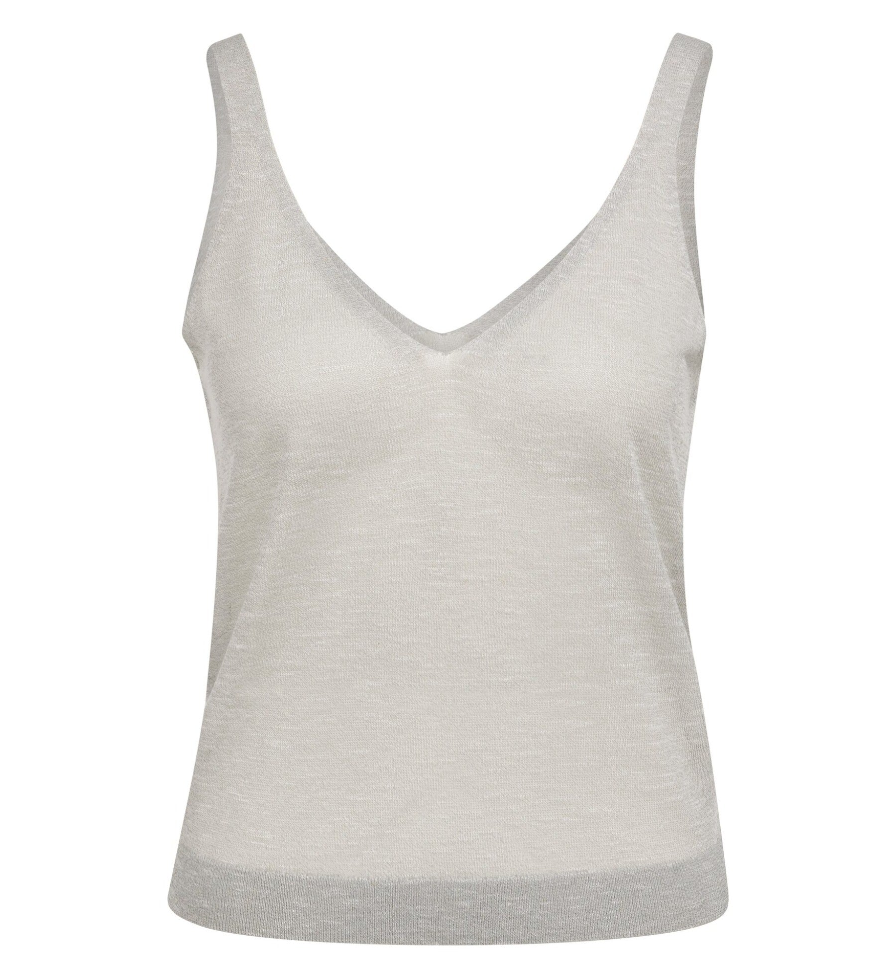 Offen gestricktes Oberteil mit passendem Unterkleid