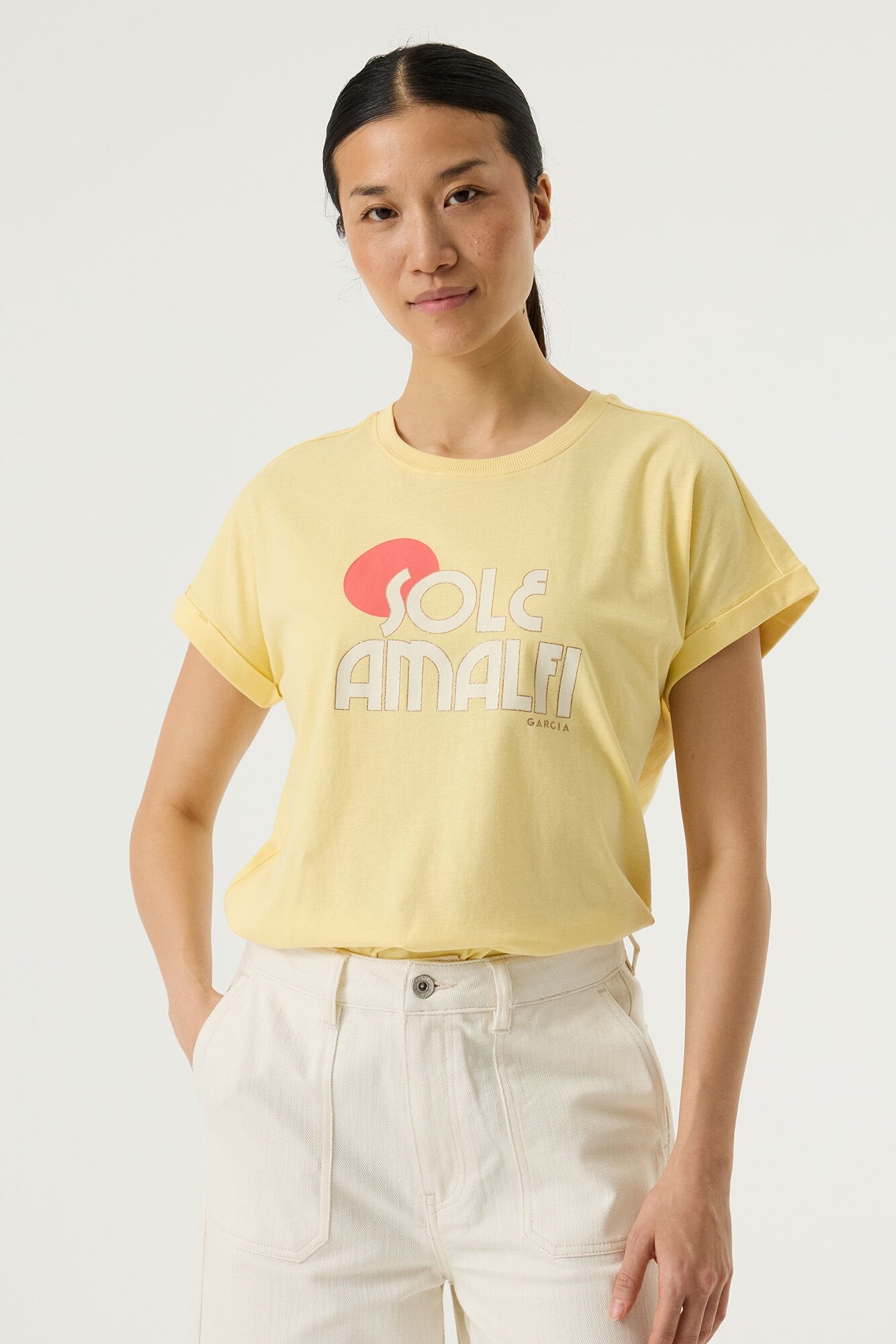 Garcia Damen T-Shirts Lush Lemon