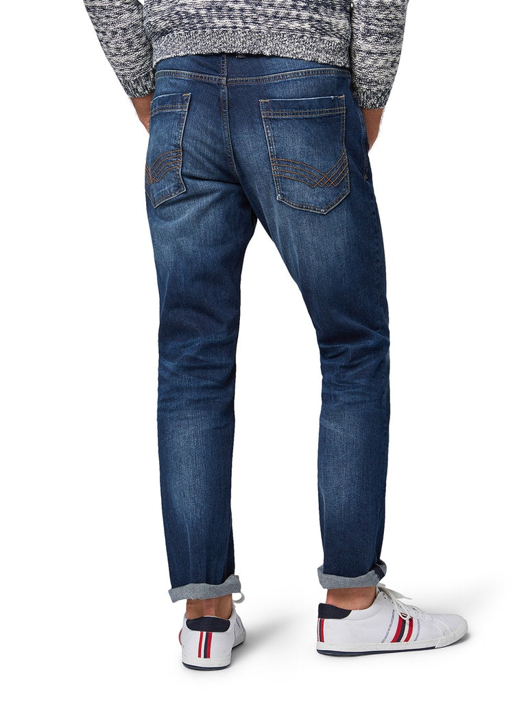 Tom Tailor Herren Jeans Mid Stone Wash