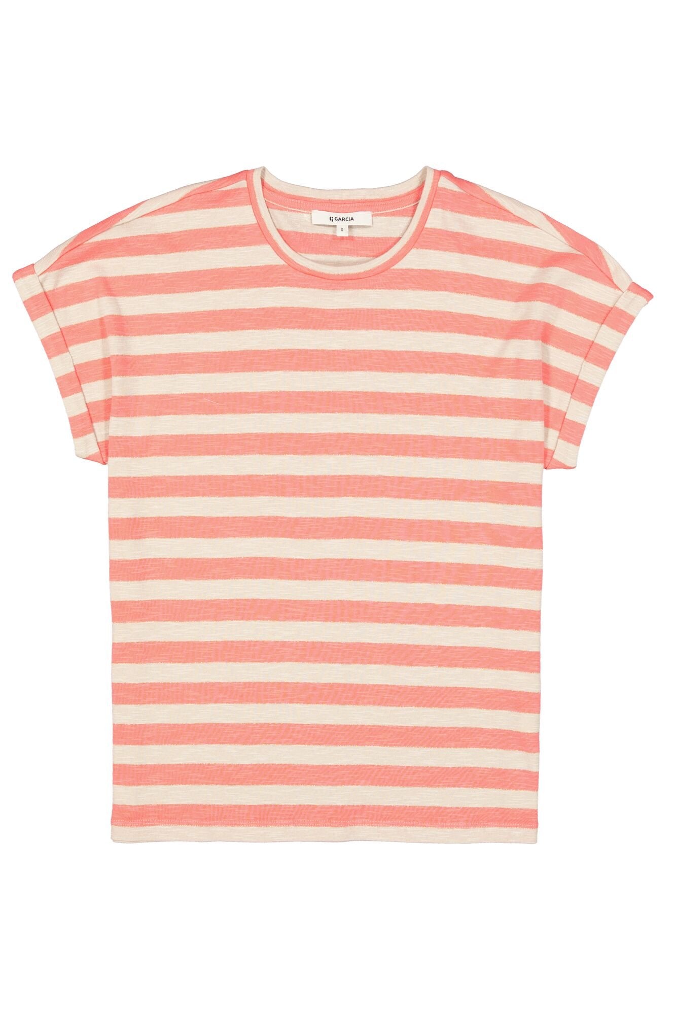 Garcia Damen T-Shirts Coral Crush