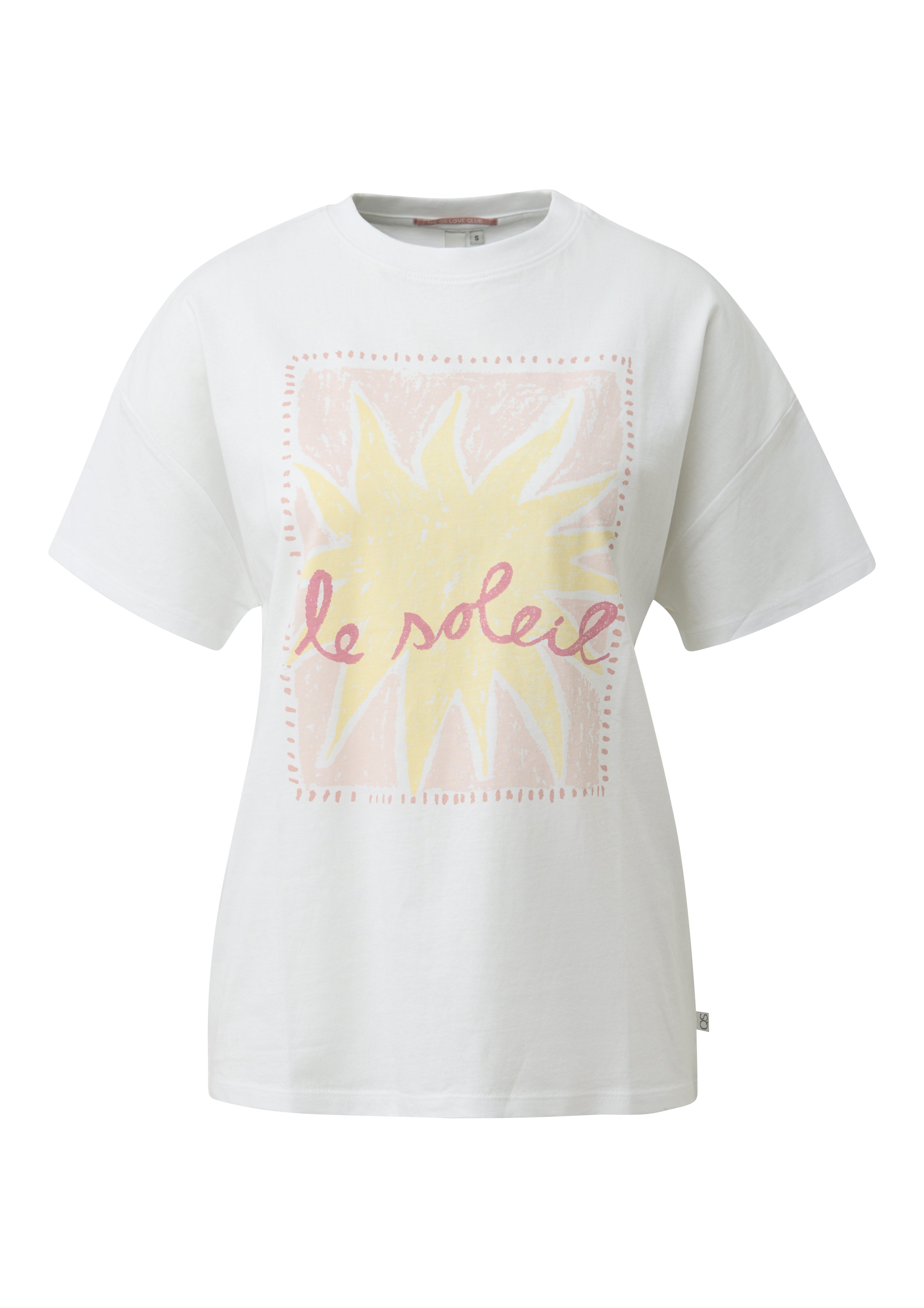 QS by S.Oliver Damen T-Shirts White