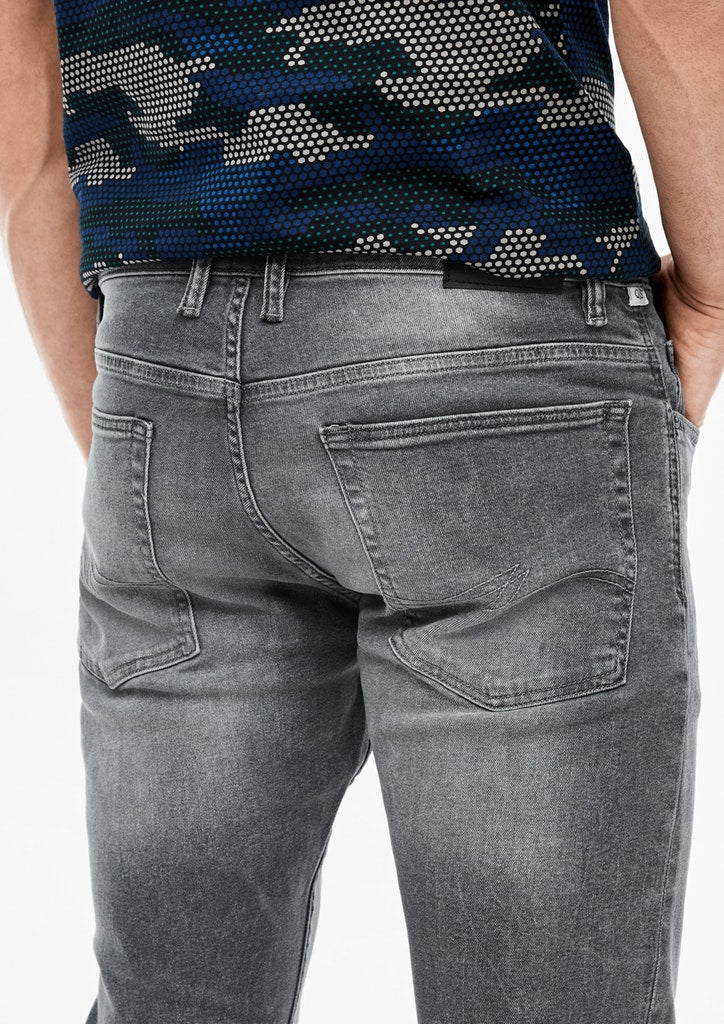 QS by S.Oliver Herren Jeans Grey Stret
