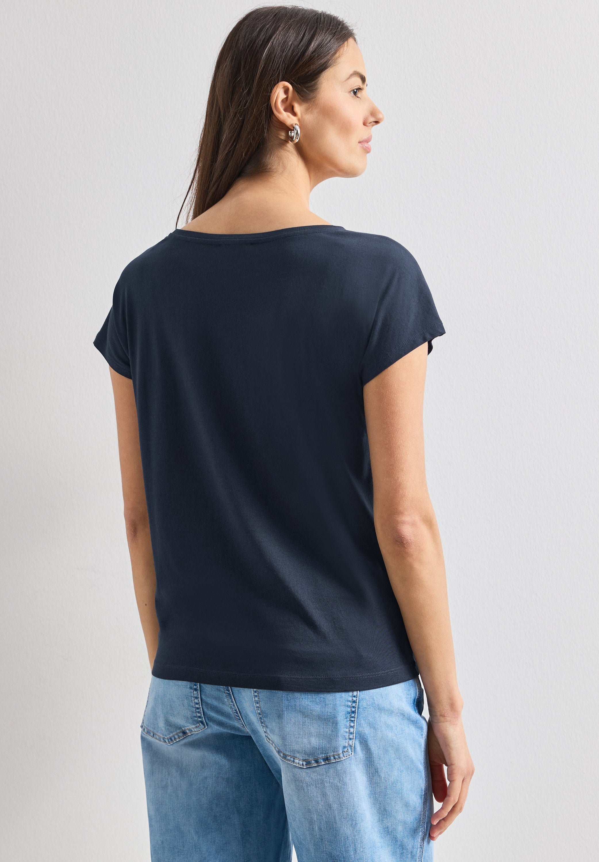 Street One Damen T-Shirts Deep Blue