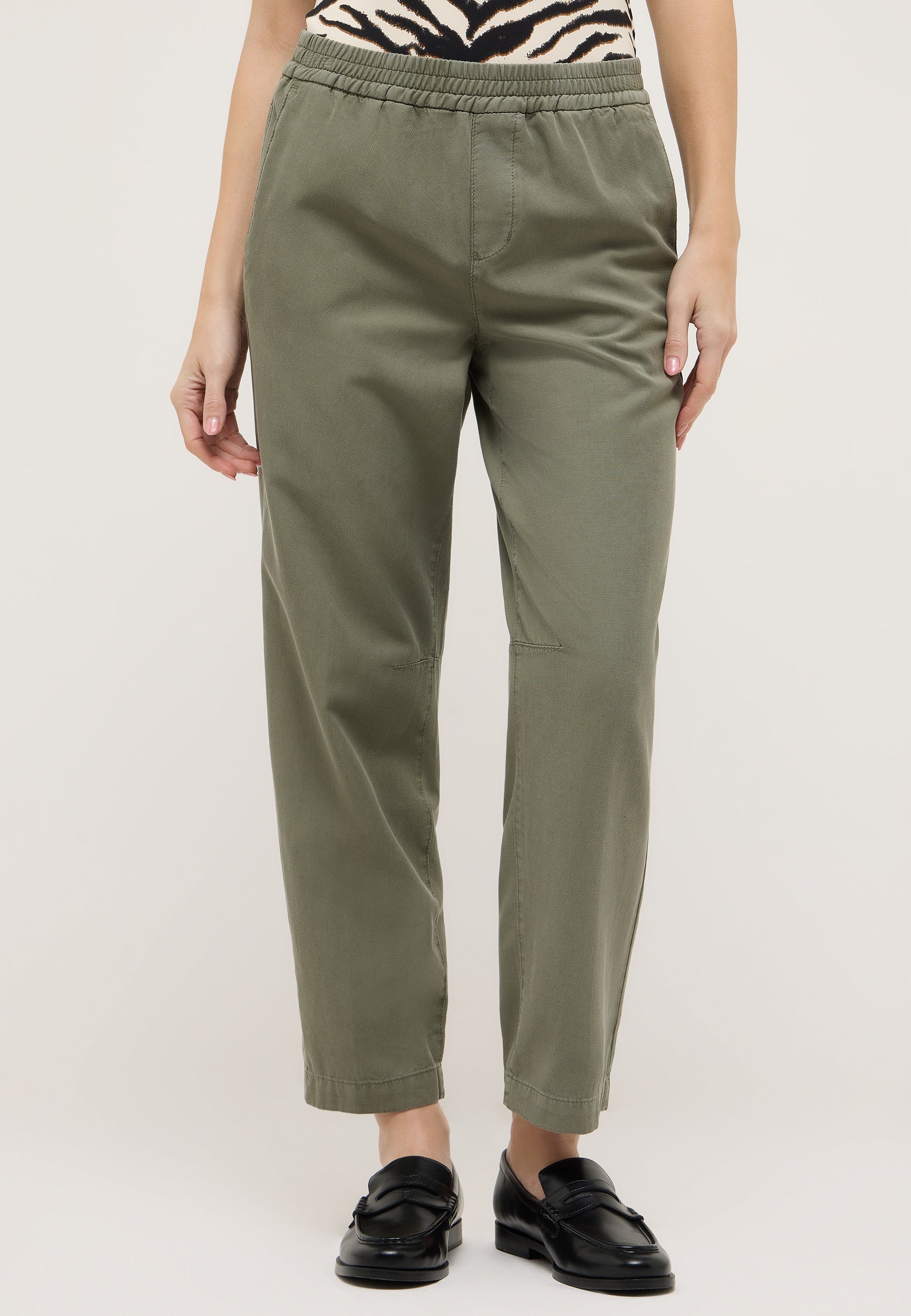 Angels Damen Hosen Light Olive