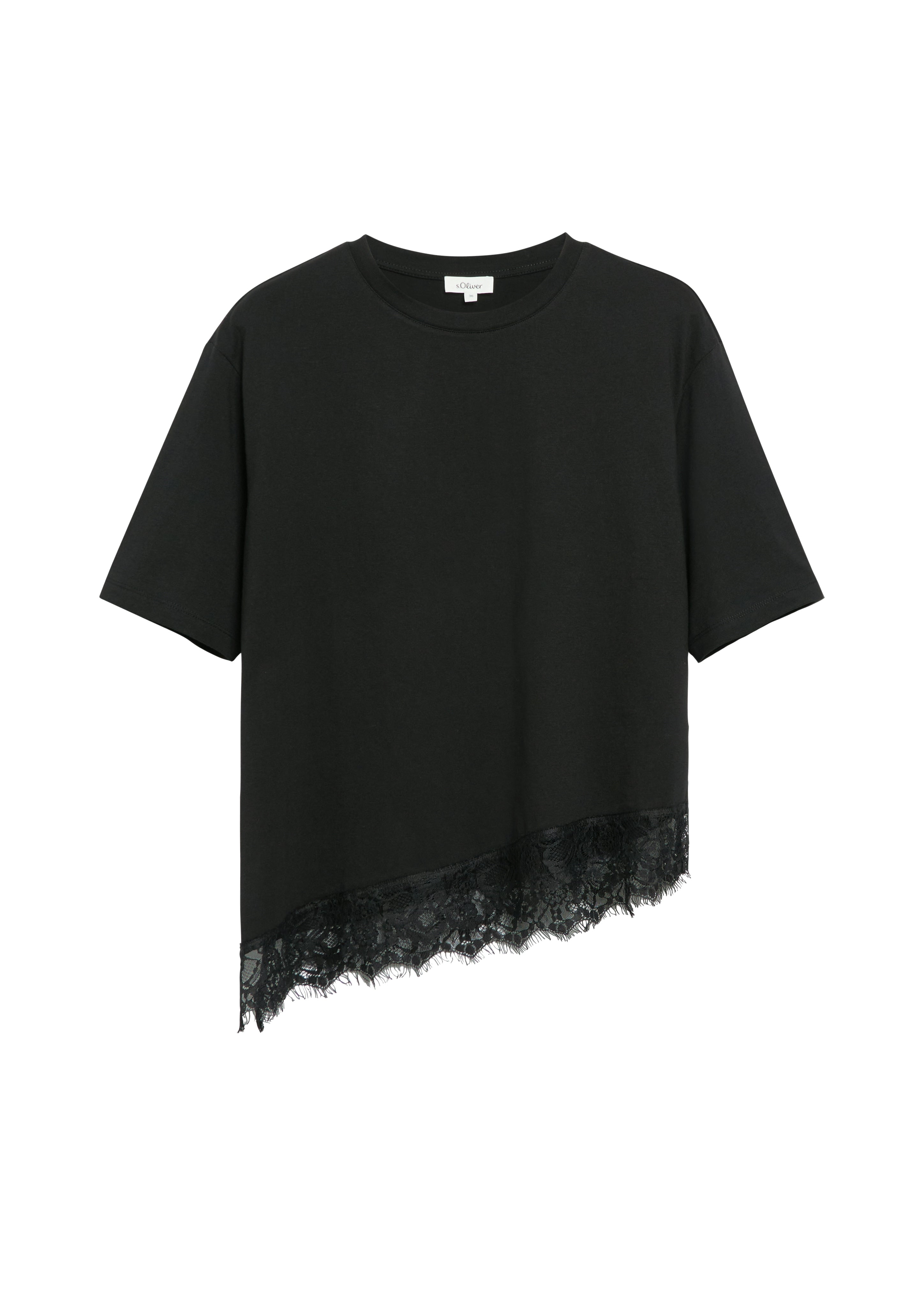S. Oliver red Damen T-Shirts Grey/Black