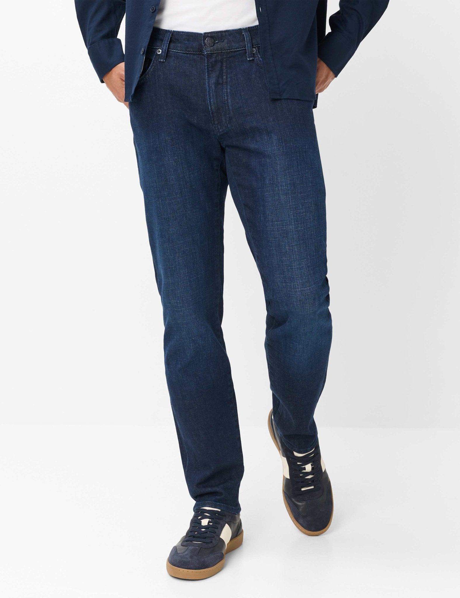 Brax Herren Jeans Dark Blue Us