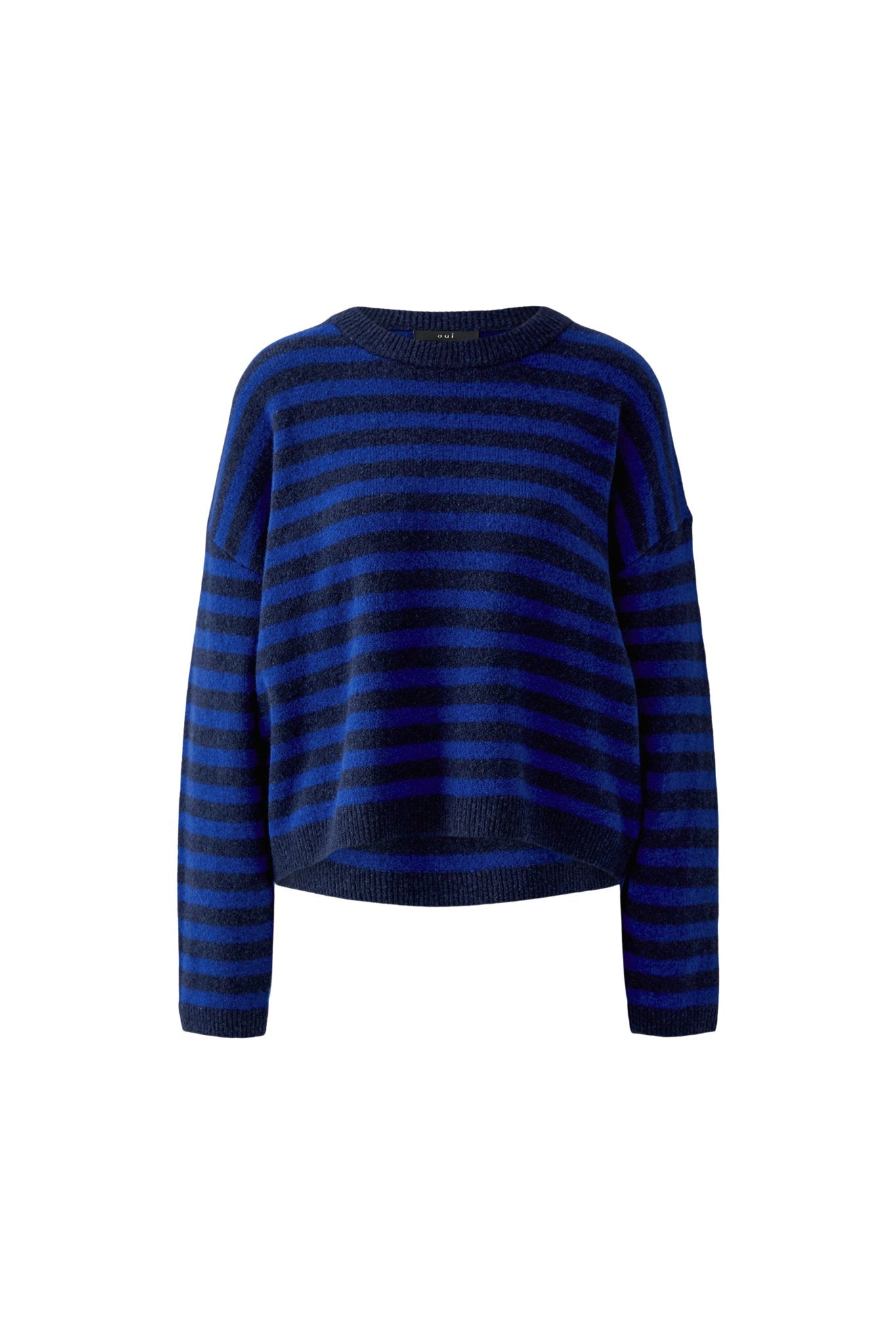 Oui Damen Pullover Blue Blue