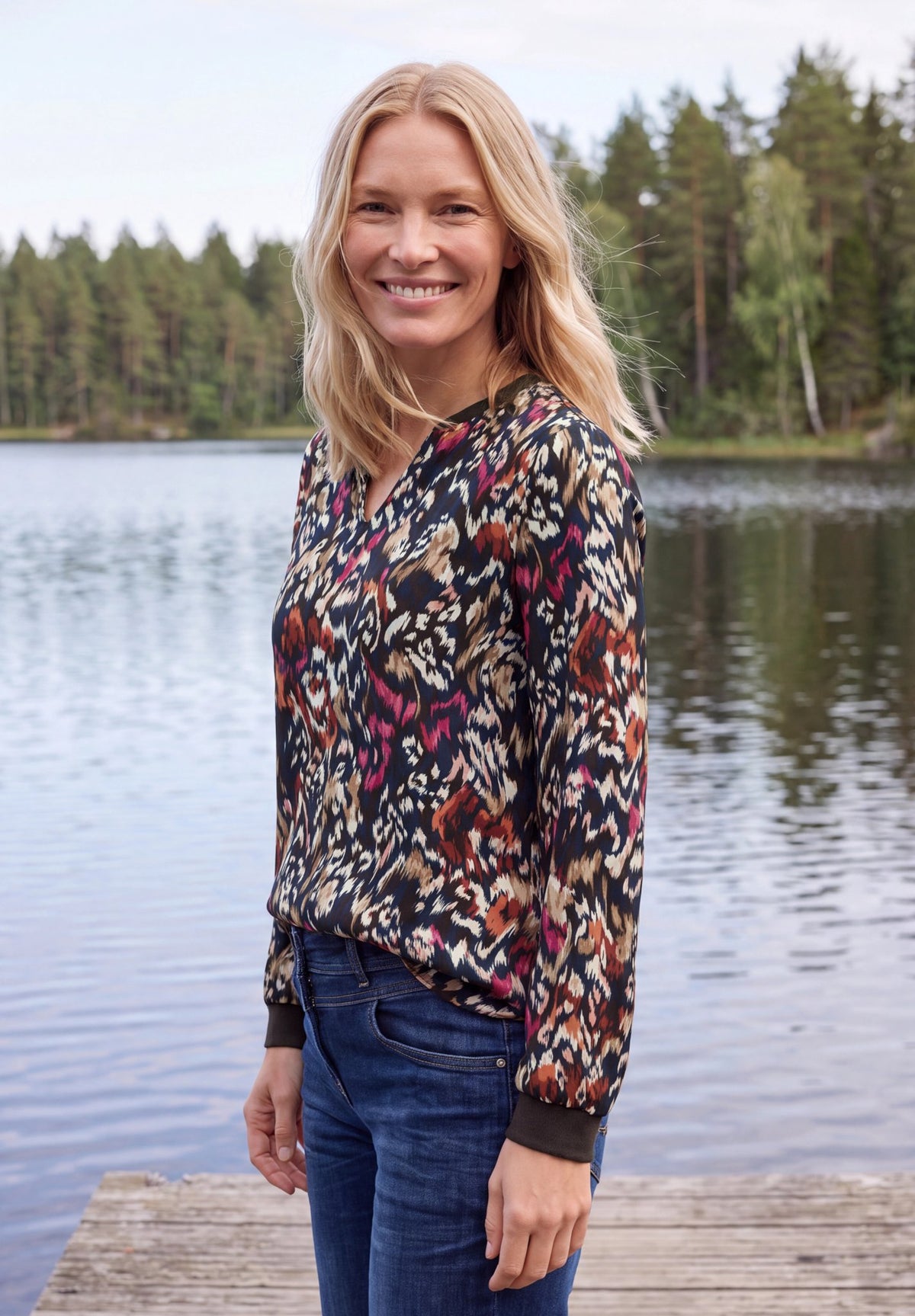 Cecil Damen Blusen Truffle B