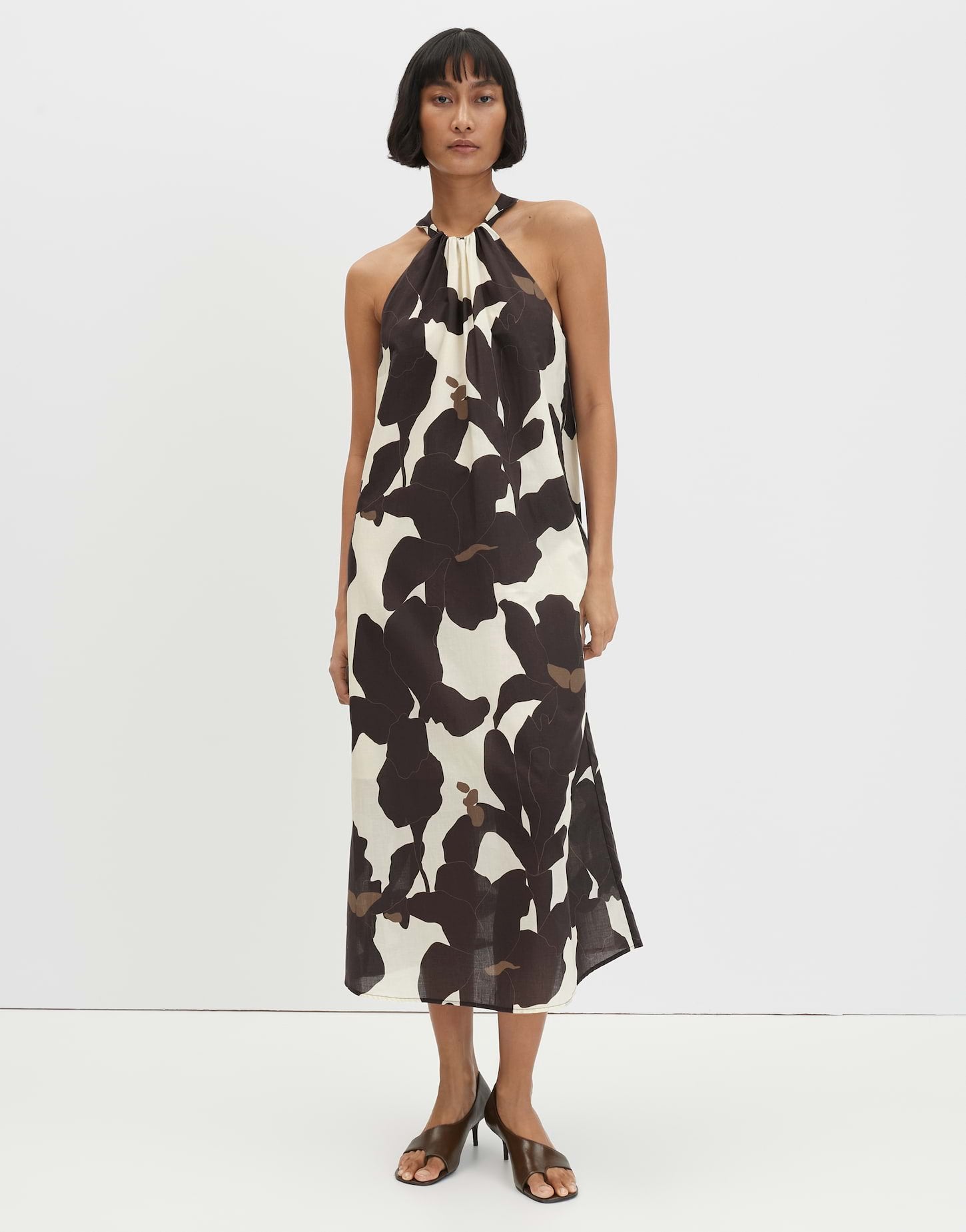 Someday Damen Kleider Dark Truffle