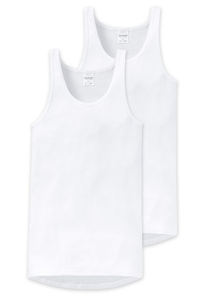 Schiesser Hemd Weiss