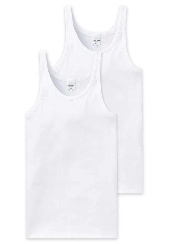 Schiesser Hemd Weiss