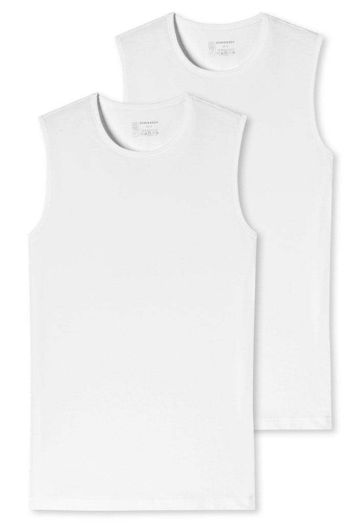 Schiesser Hemd Weiss