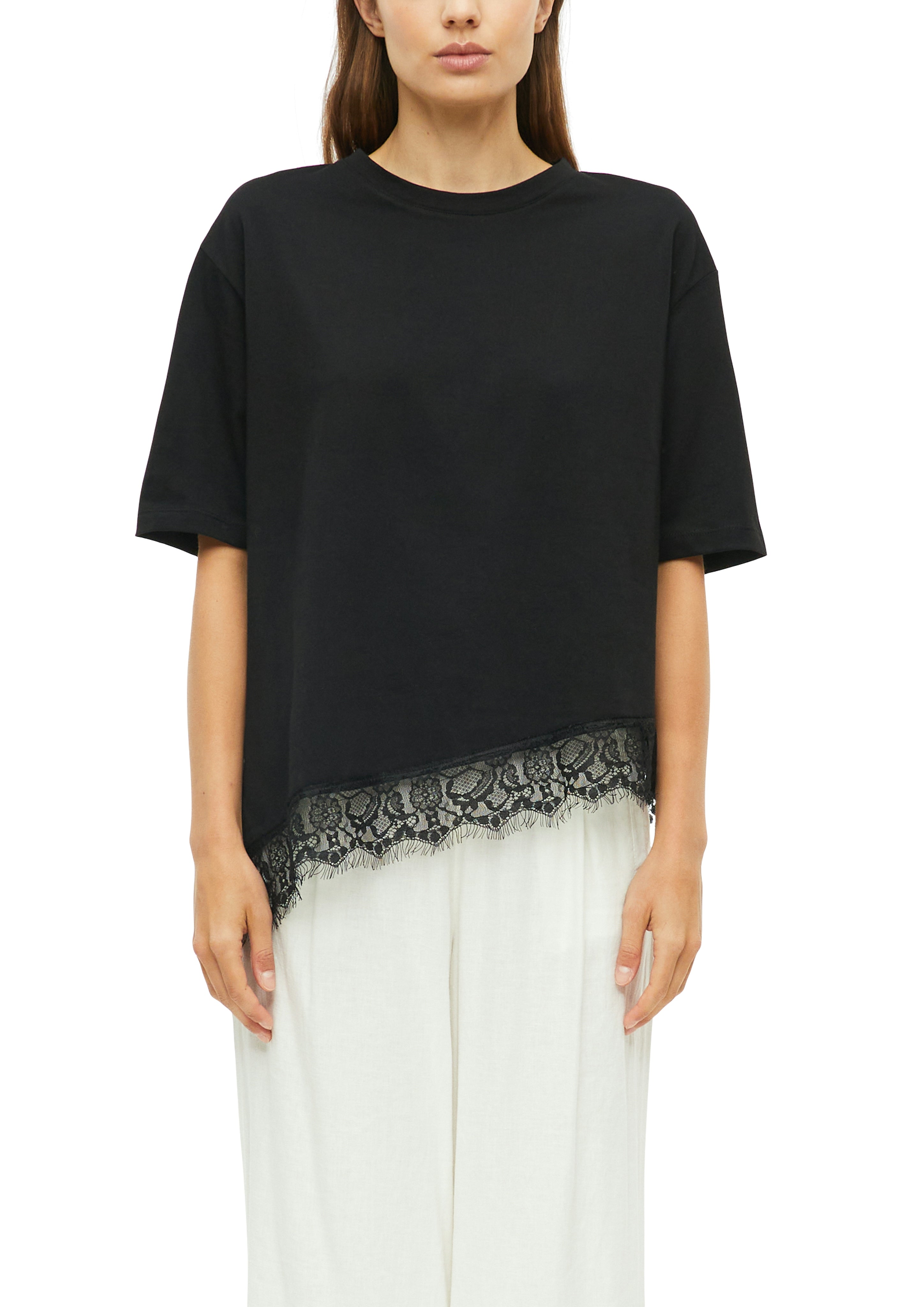 S. Oliver red Damen T-Shirts Grey/Black