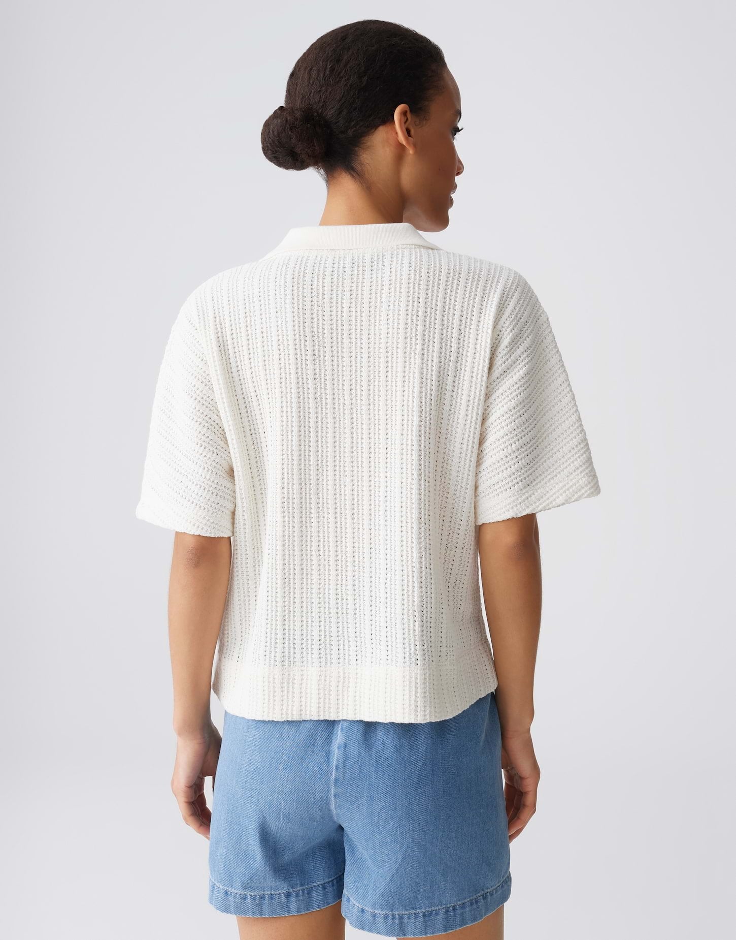 Opus Damen T-Shirts Milk