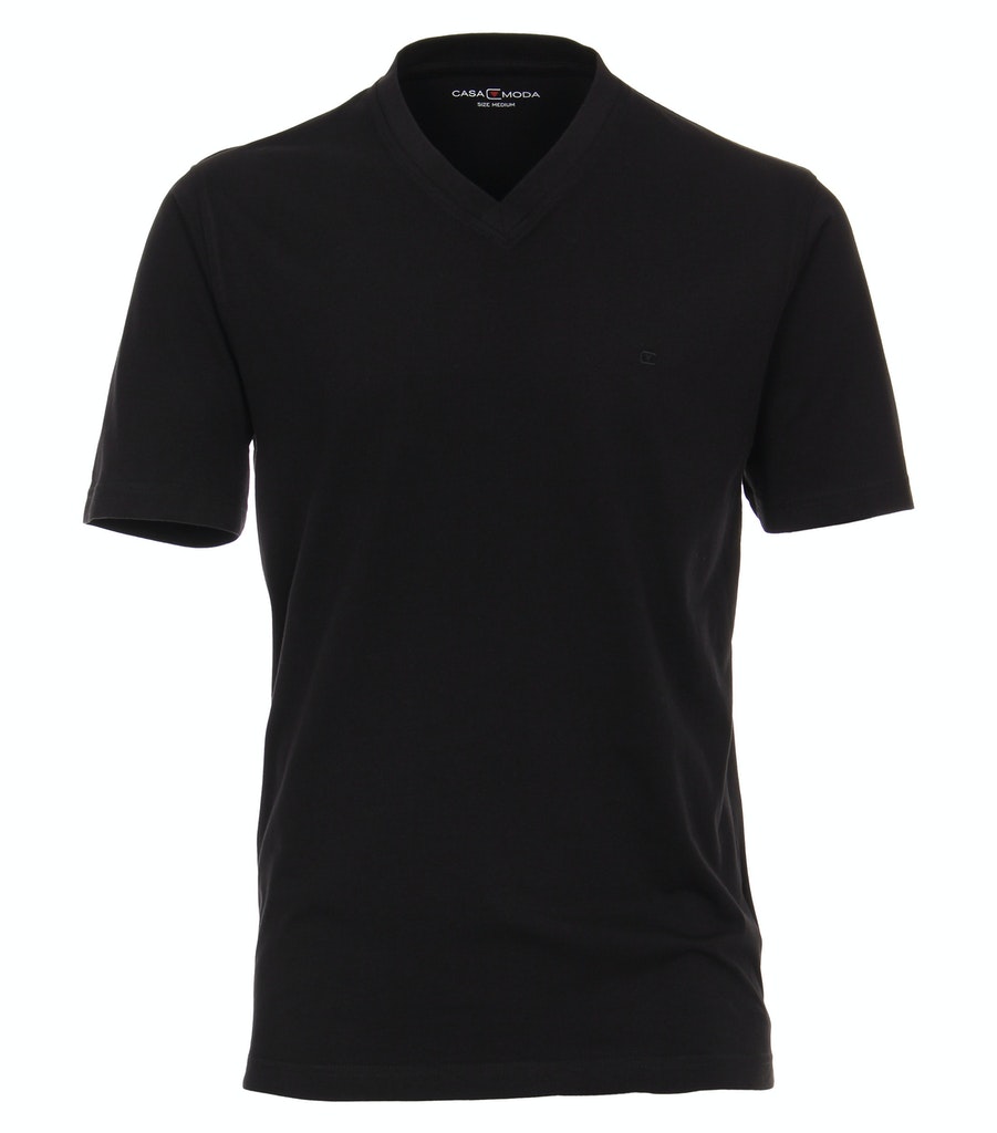 Casa Moda Herren T-Shirts kurz Schwarz