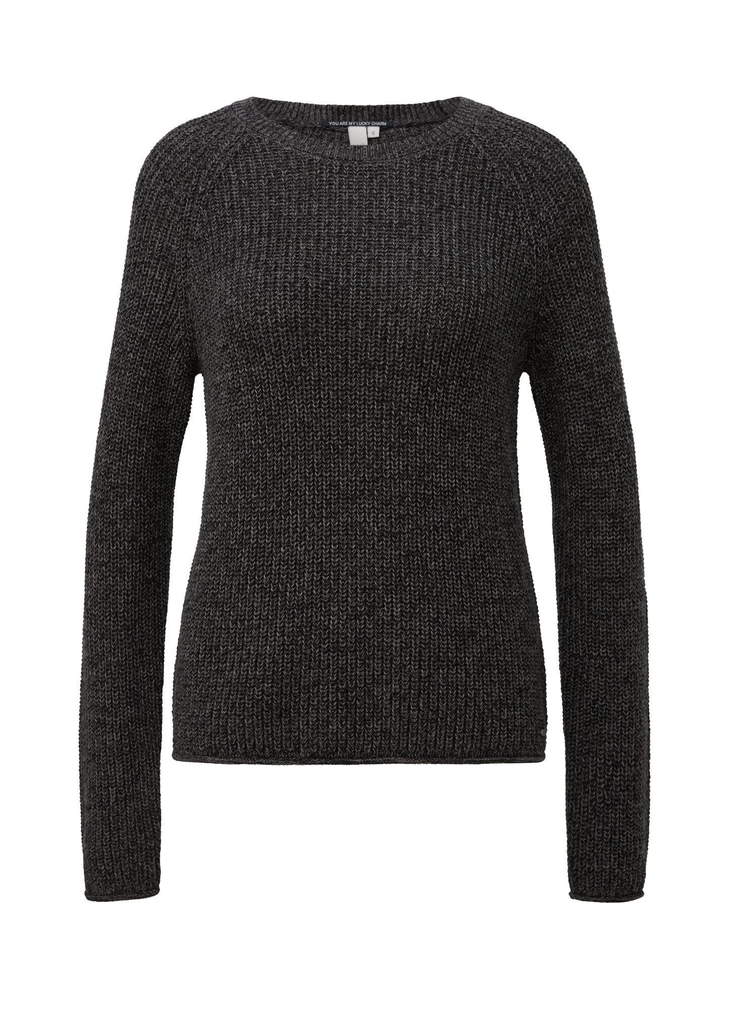 QS by S.Oliver Damen Pullover W Grey/Black