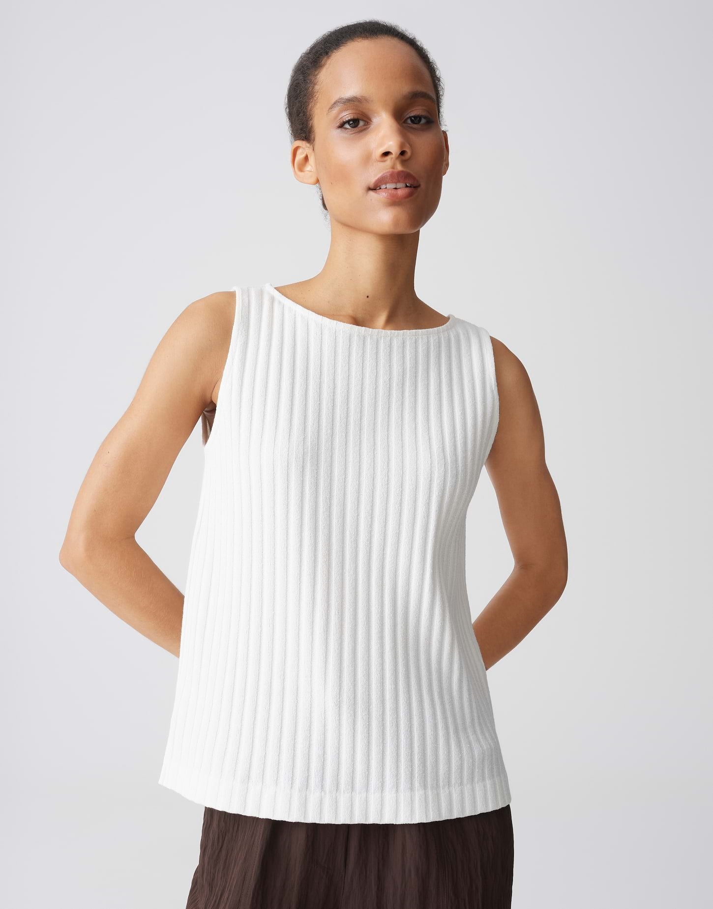 Opus Damen T-Shirts Milk